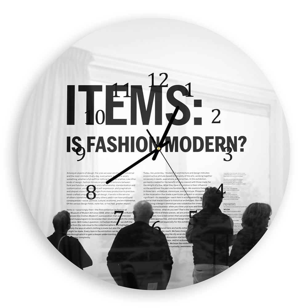 Wanduhr Rund - Is Fashion Modern?