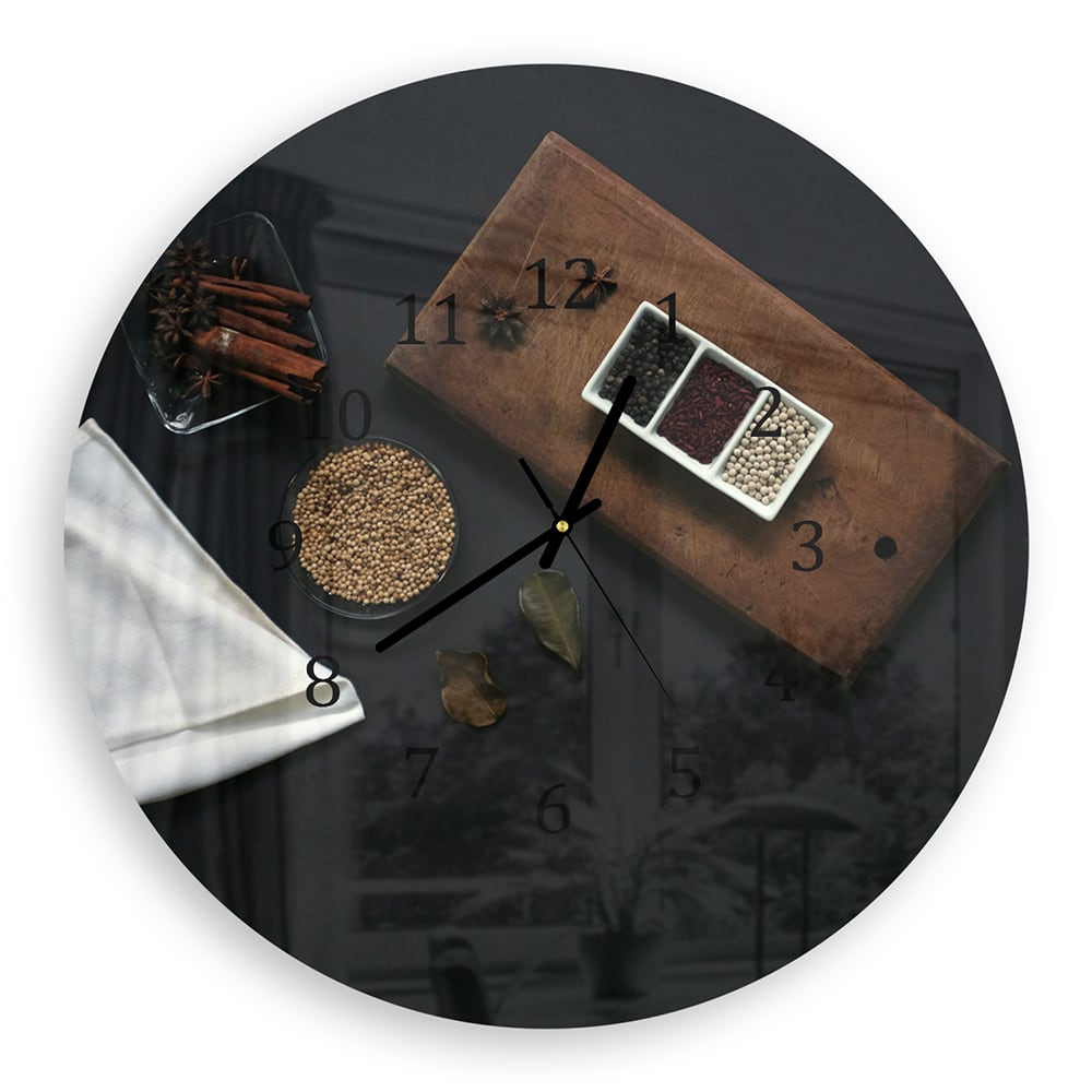 Wanduhr Rund - Geschmackvolle Komposition