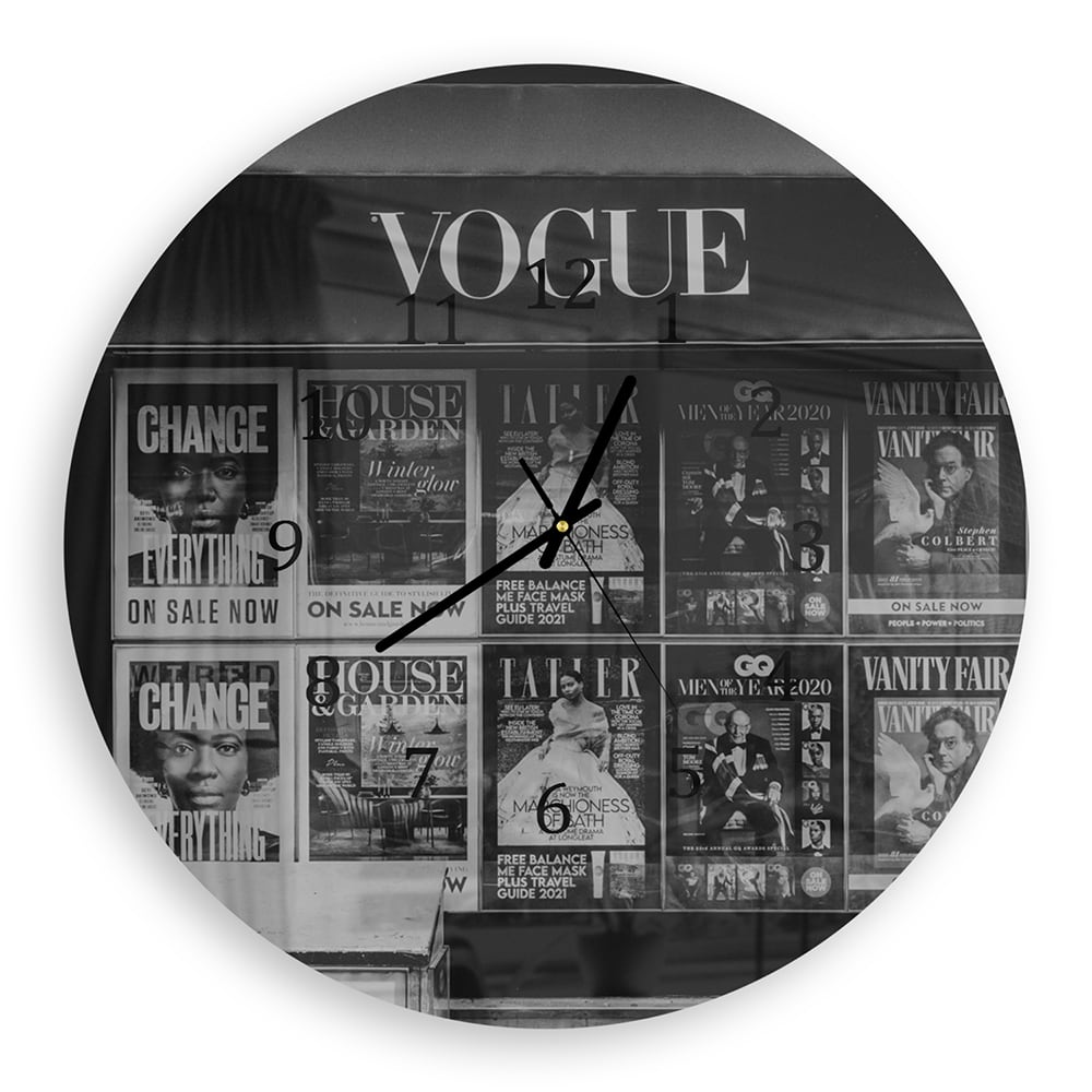 Wanduhr Rund - Vogue