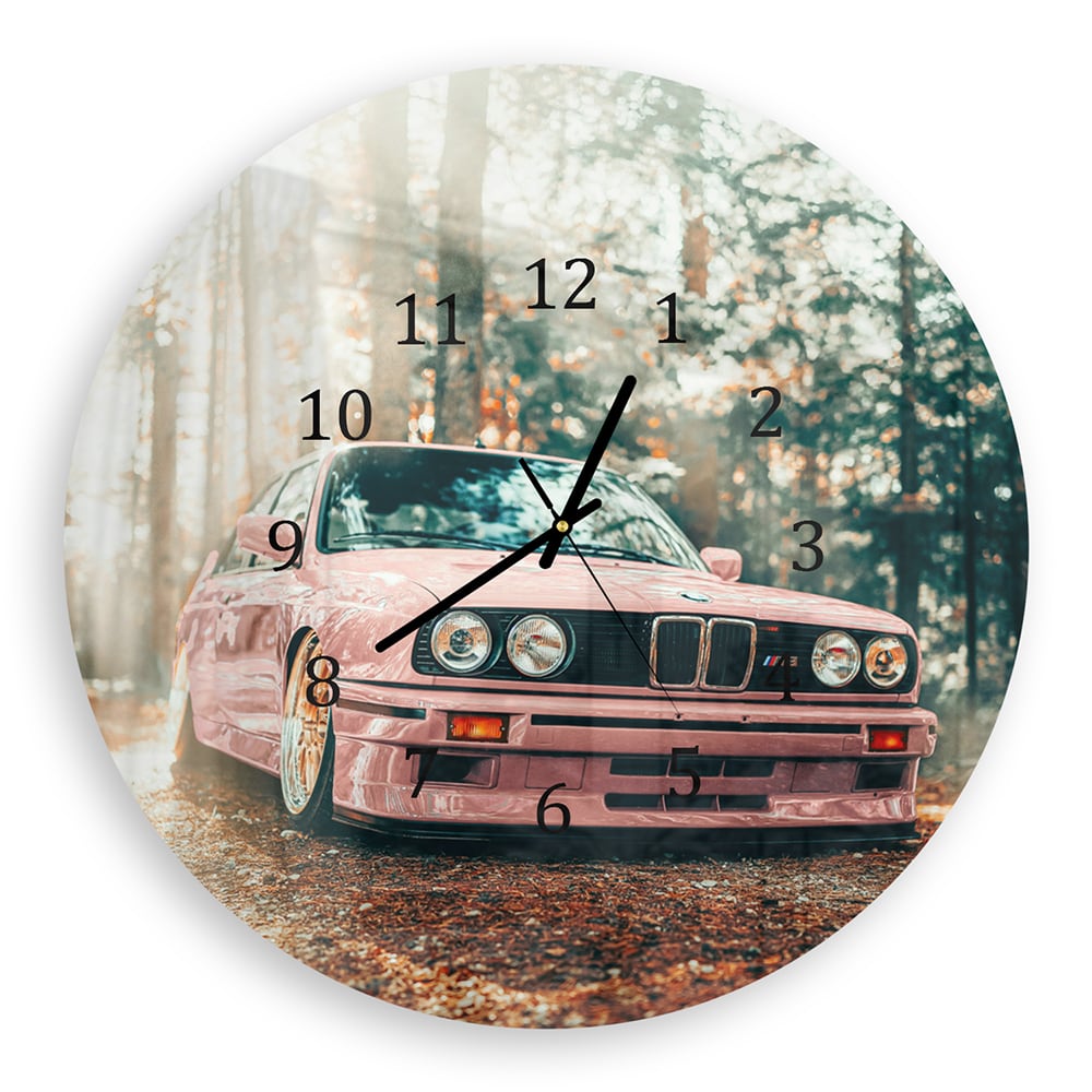 Wanduhr Rund - BMW E30 M3