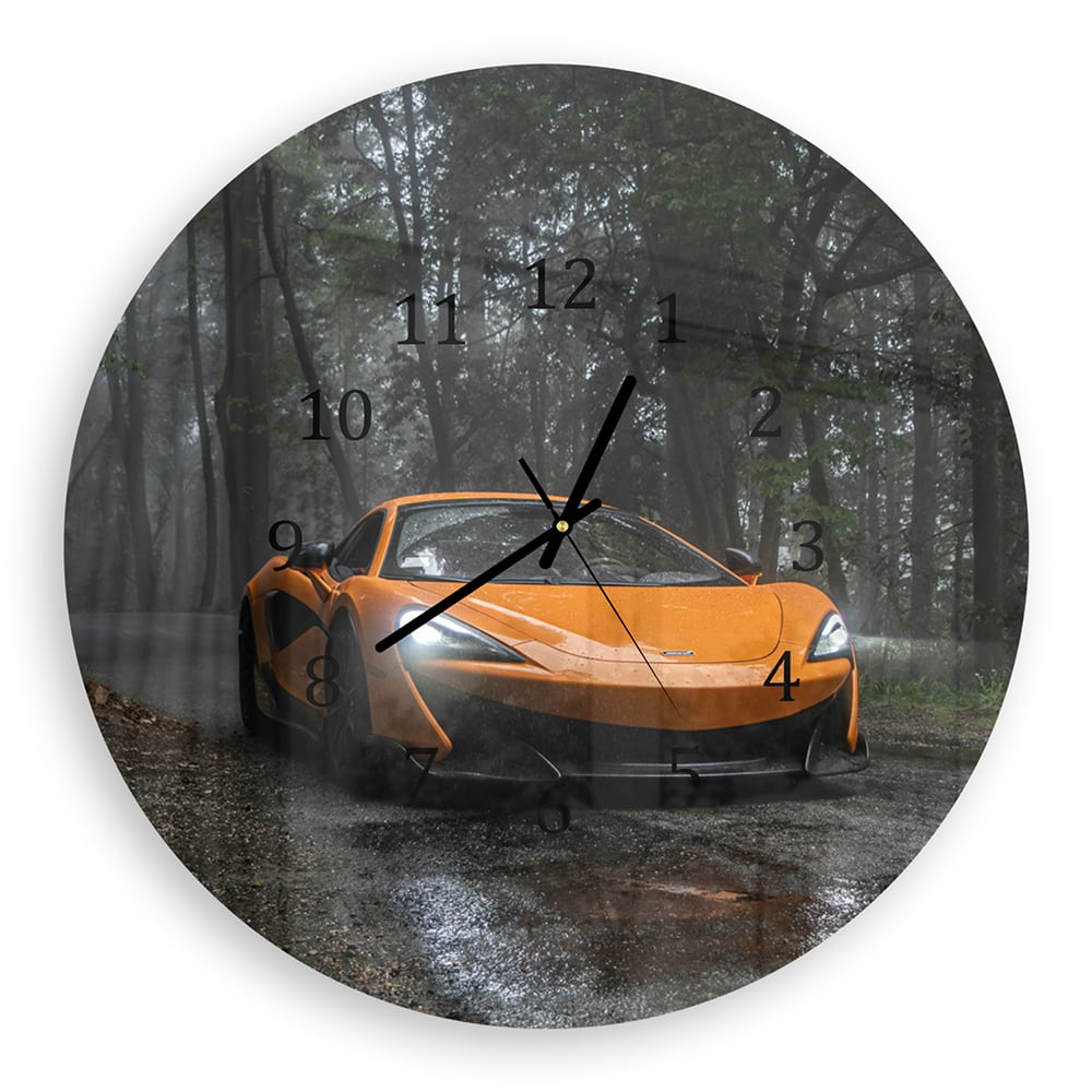 Wanduhr Rund - McLaren-Frontansicht