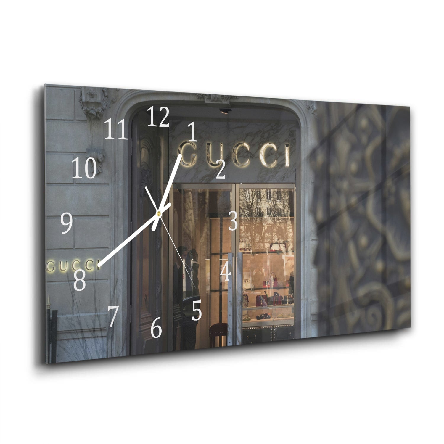 Wanduhr 60x30 - Gucci-Geschäft