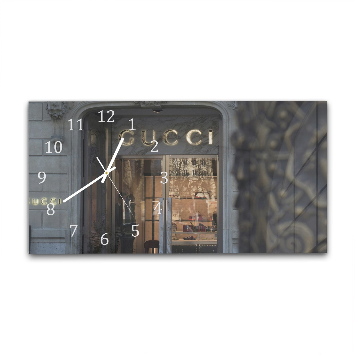Wanduhr 60x30 - Gucci-Geschäft