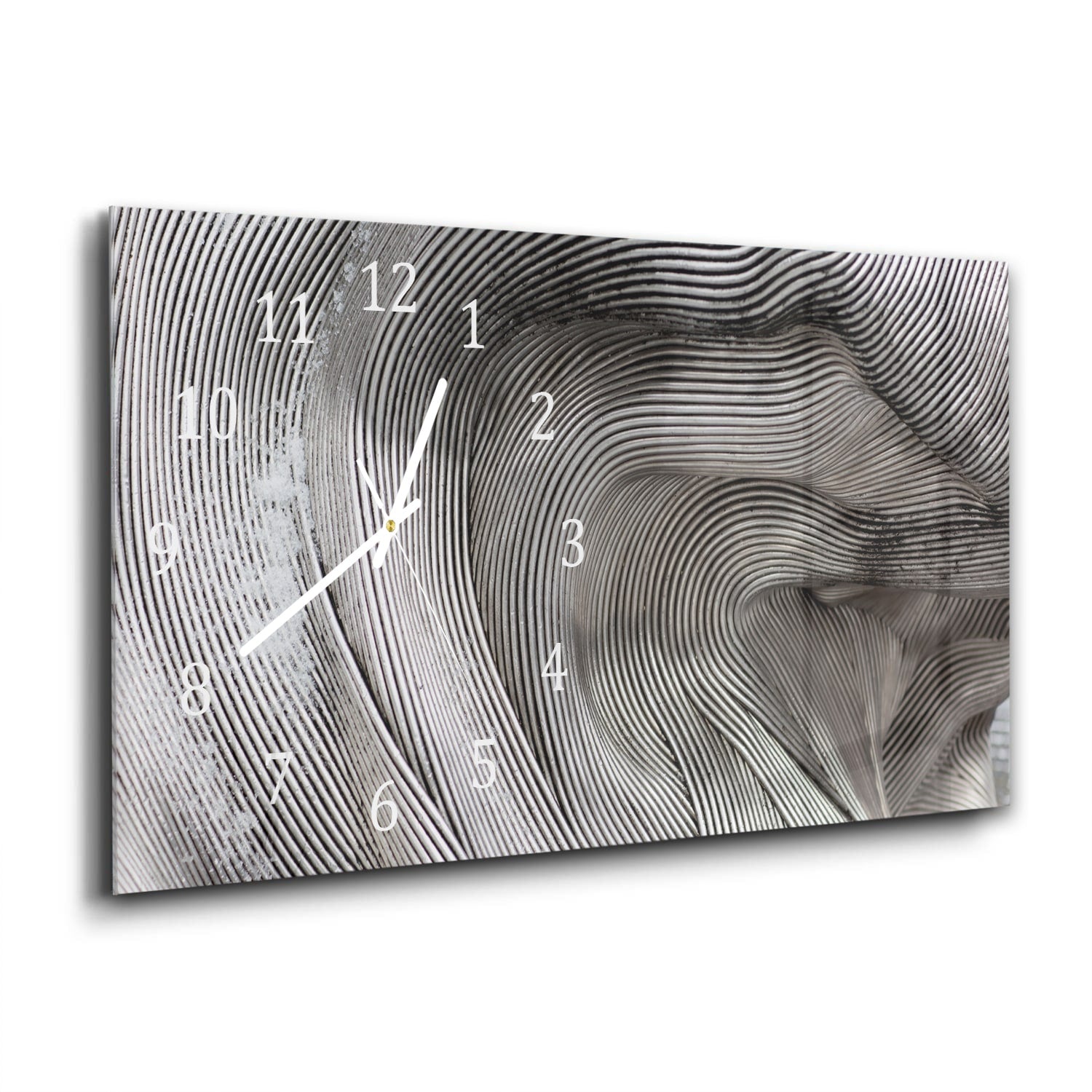 Wanduhr 60x30 - Gebogenes Eisen