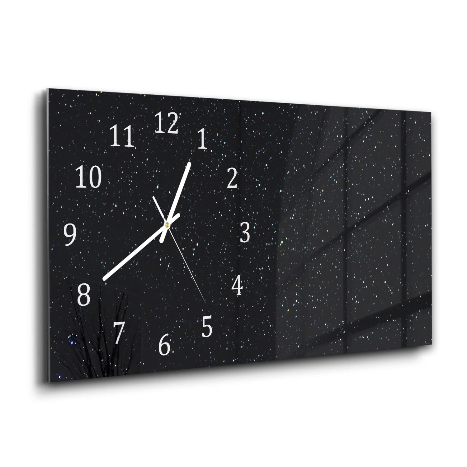 Wanduhr 60x30 - Sternenhimmel