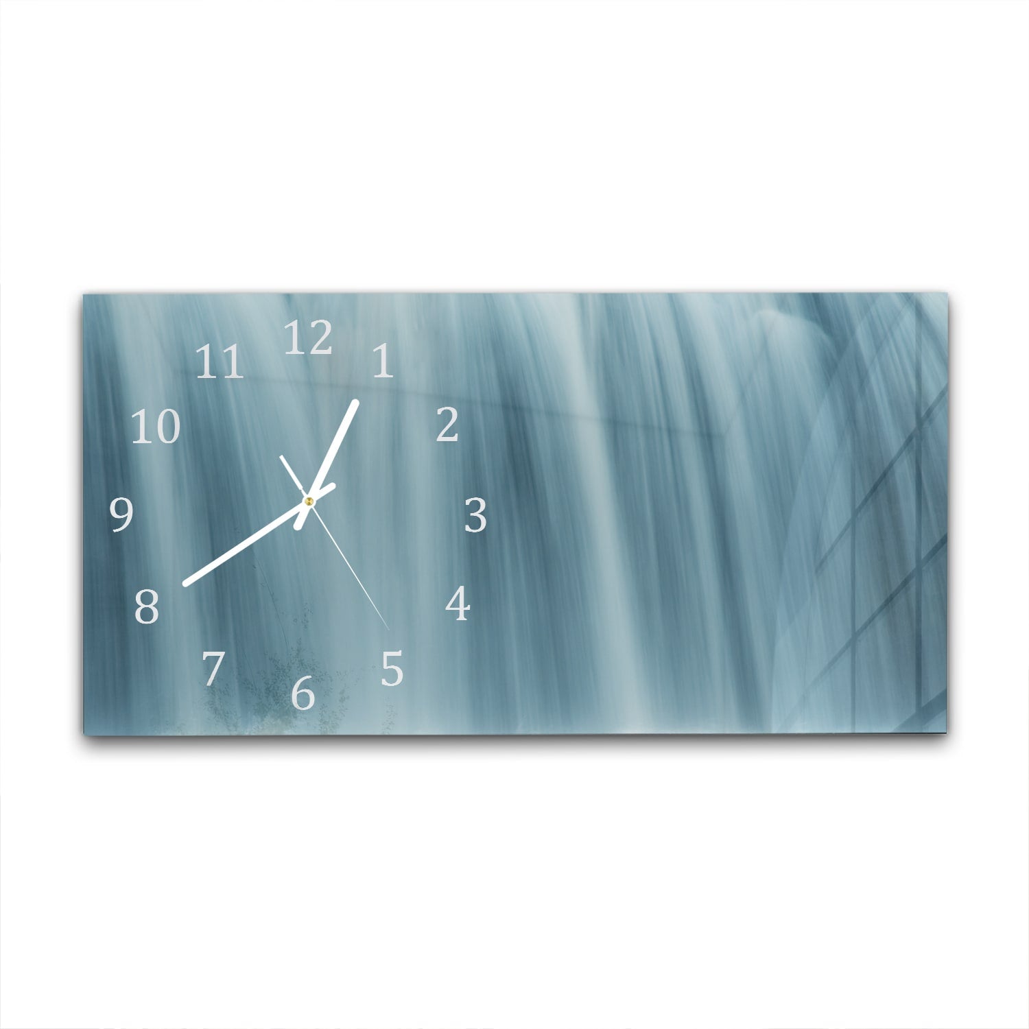 Wanduhr 60x30 - Wasserfall