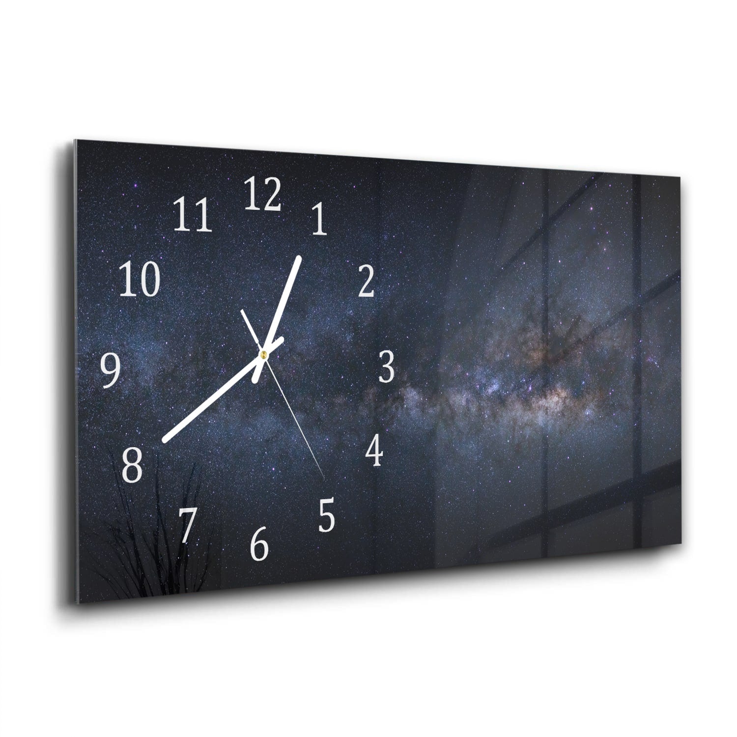 Wanduhr 60x30 - Die Milchstraße