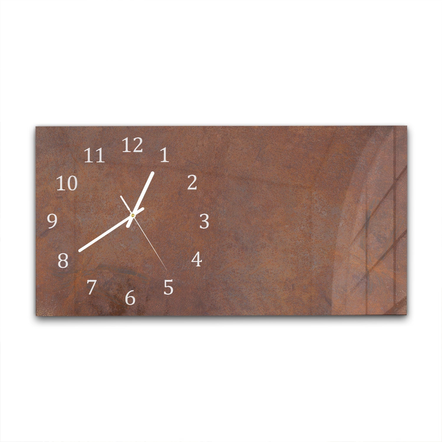 Wanduhr 60x30 - Rost-Textur