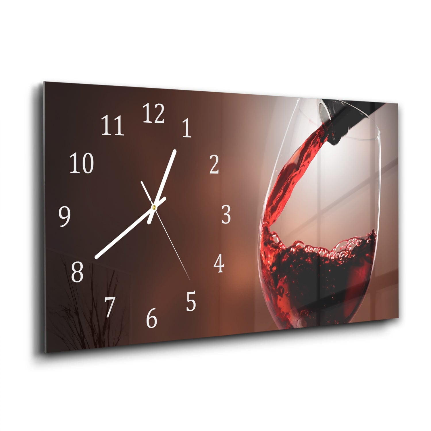 Wanduhr 60x30 - Weinausschank