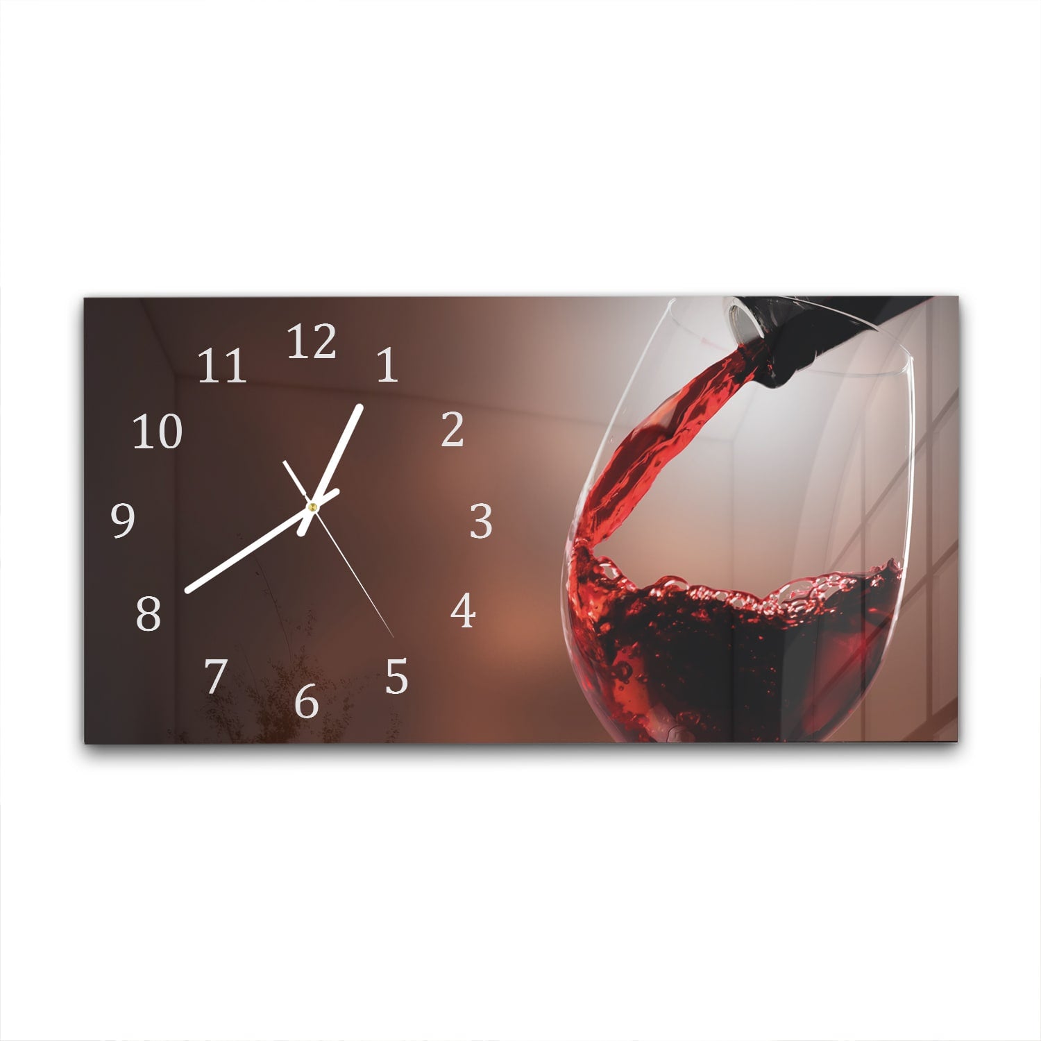 Wanduhr 60x30 - Weinausschank