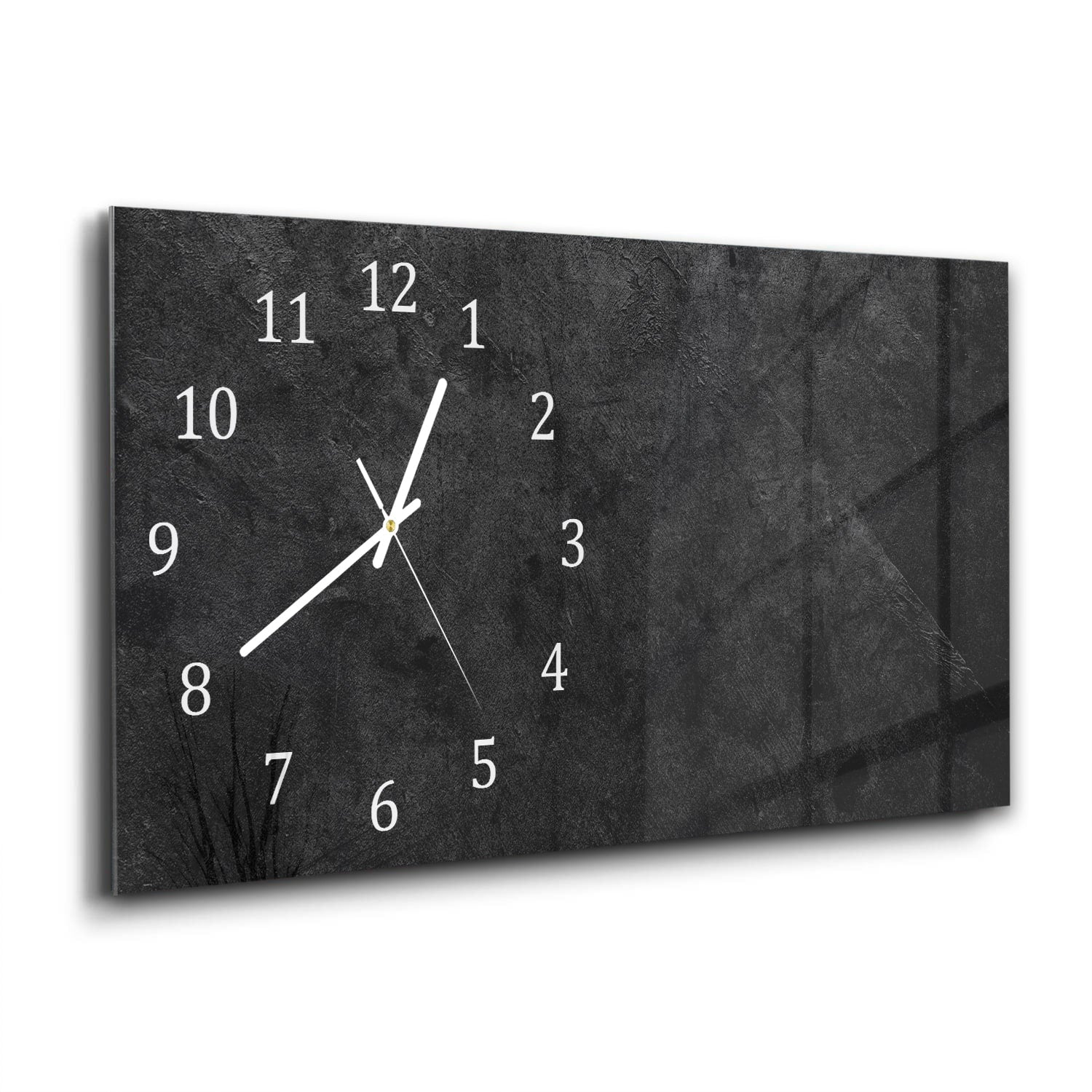 Wanduhr 60x30 - Dunkle Wand