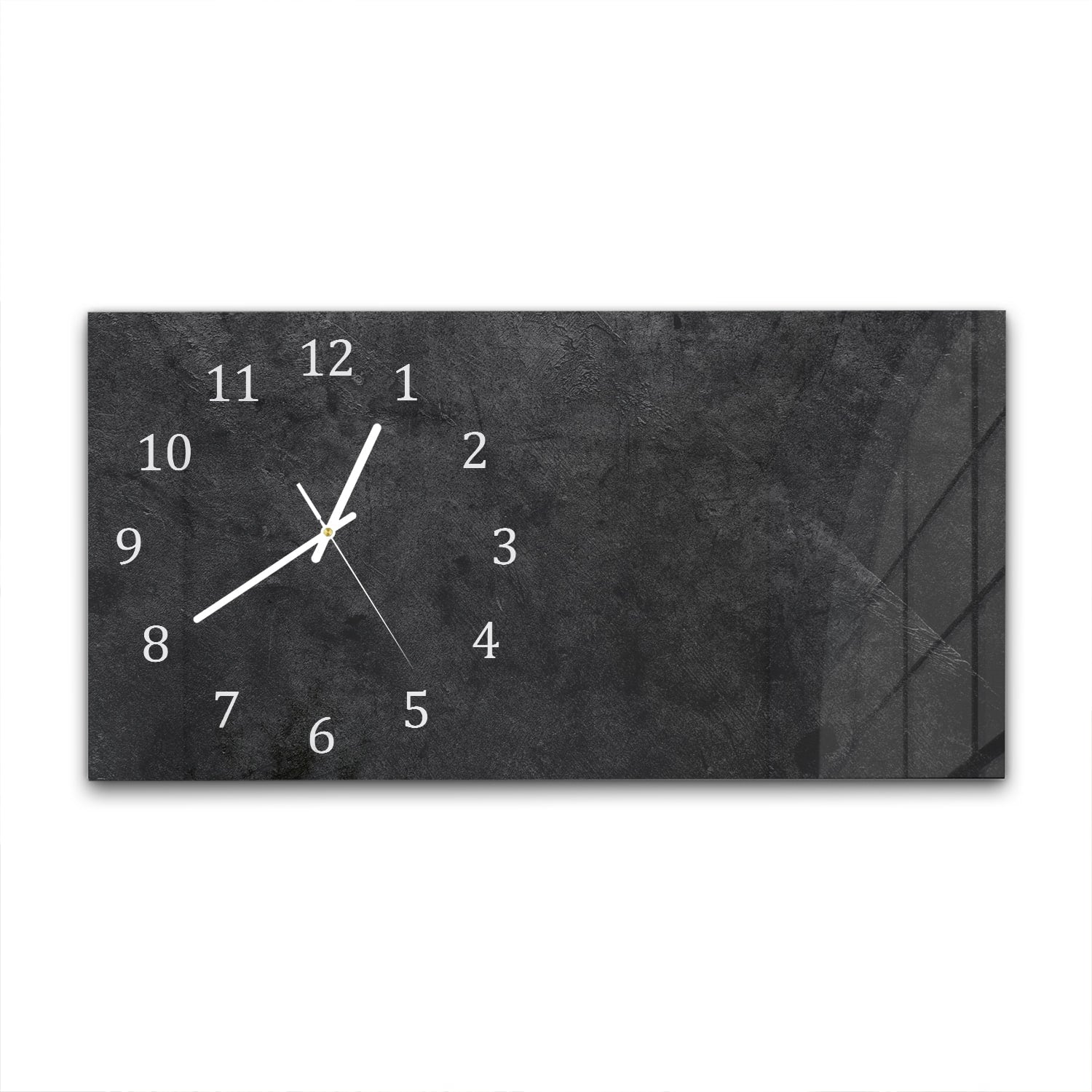 Wanduhr 60x30 - Dunkle Wand