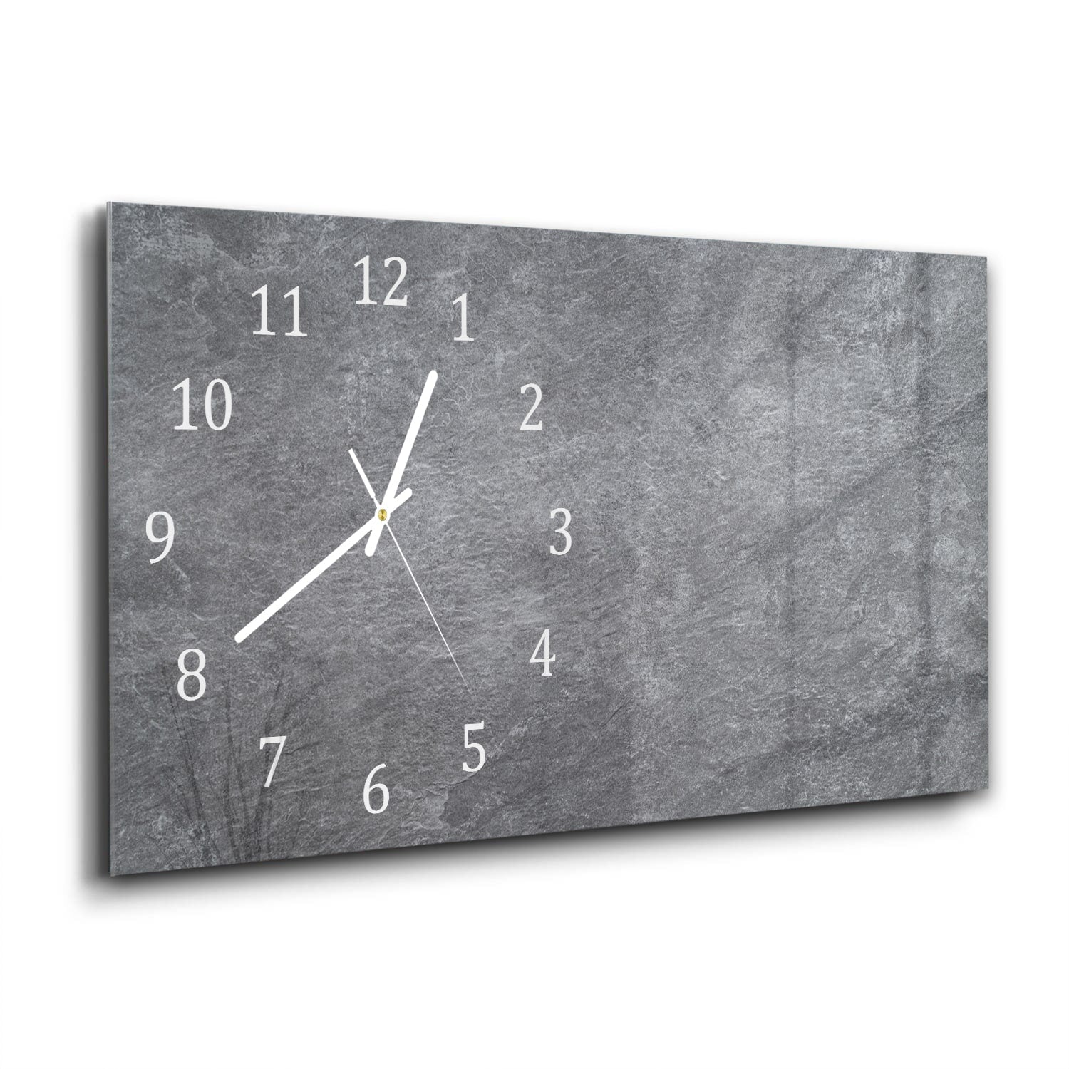 Wanduhr 60x30 - Natürlicher grauer Granit