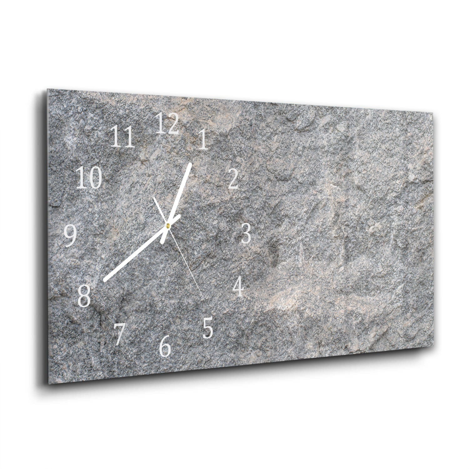 Wanduhr 60x30 - Granit-Steintextur