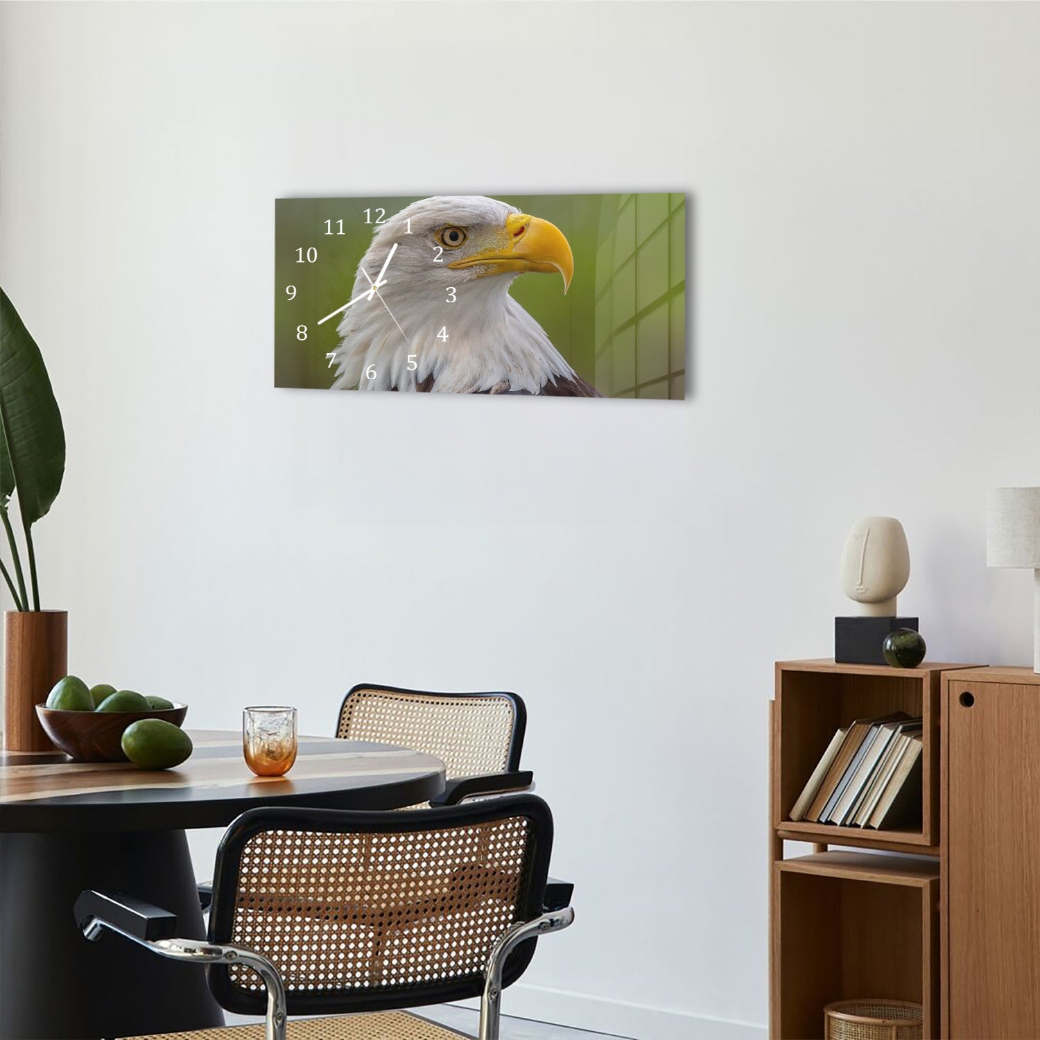 Wanduhr 60x30 - Seeadler