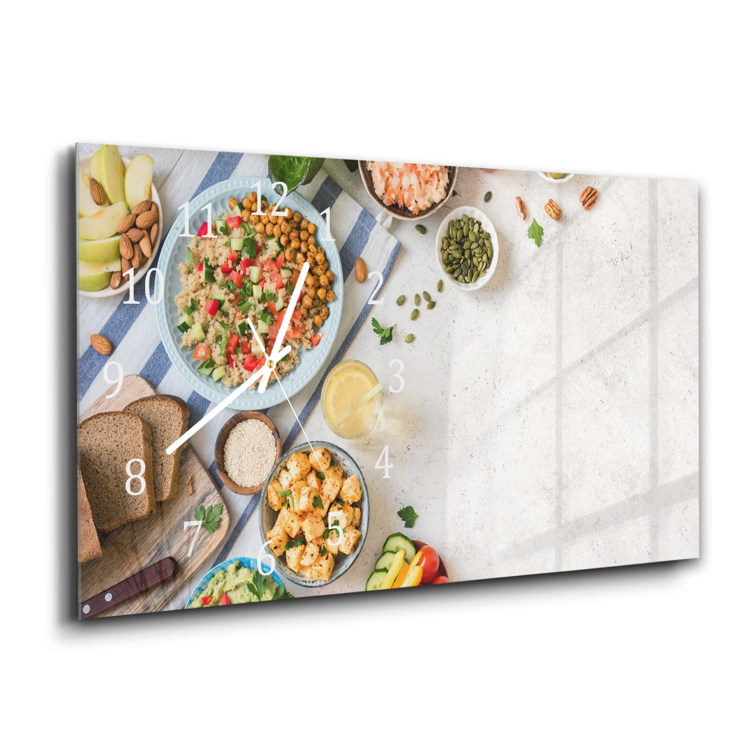 Wanduhr 60x30 - Frische Aromen