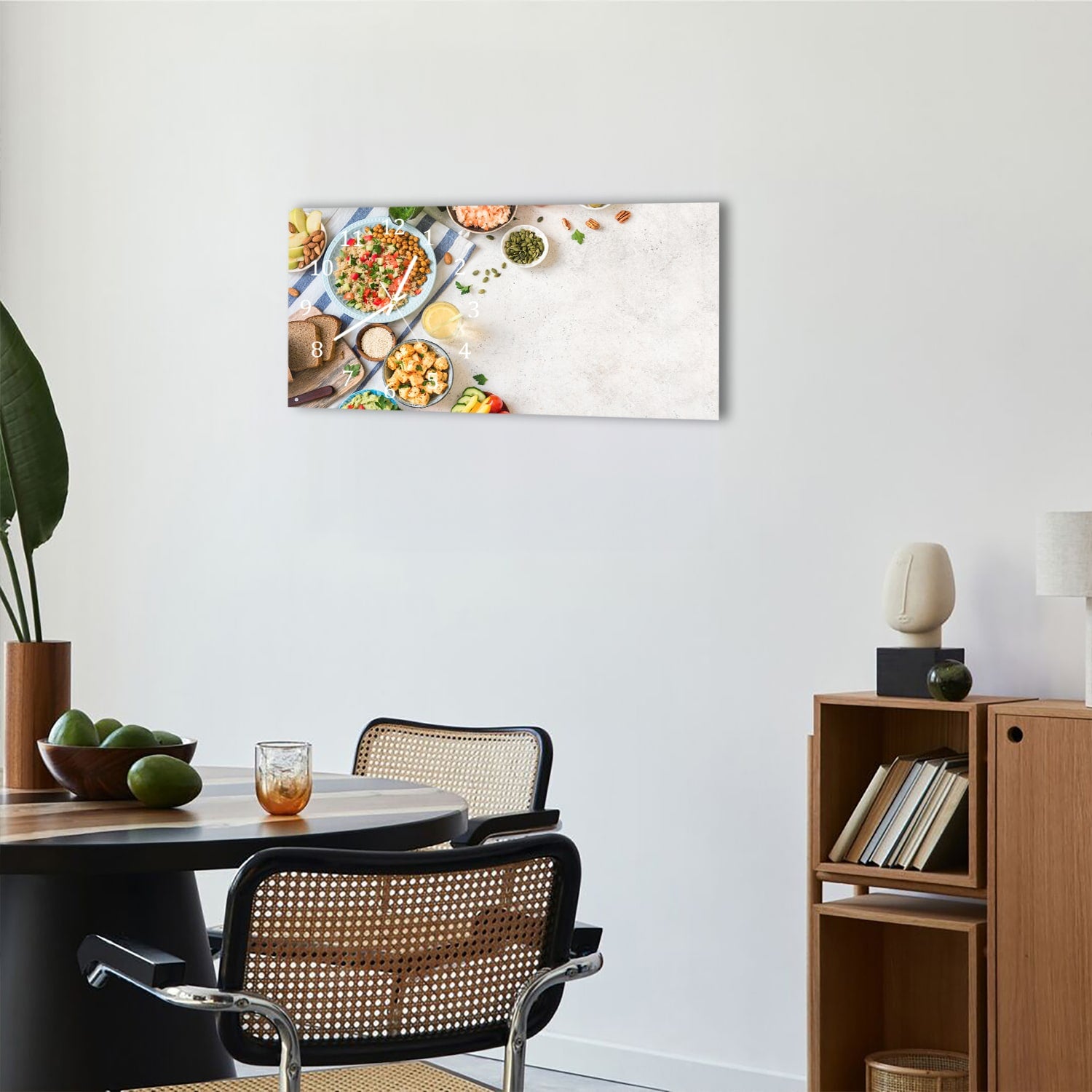 Wanduhr 60x30 - Frische Aromen