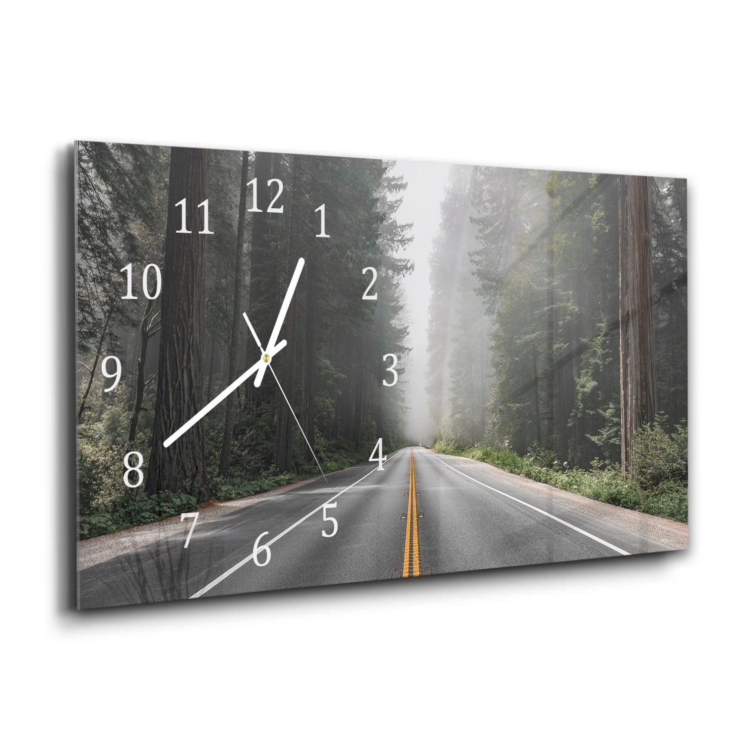Wanduhr 60x30 - Redwood National Forest