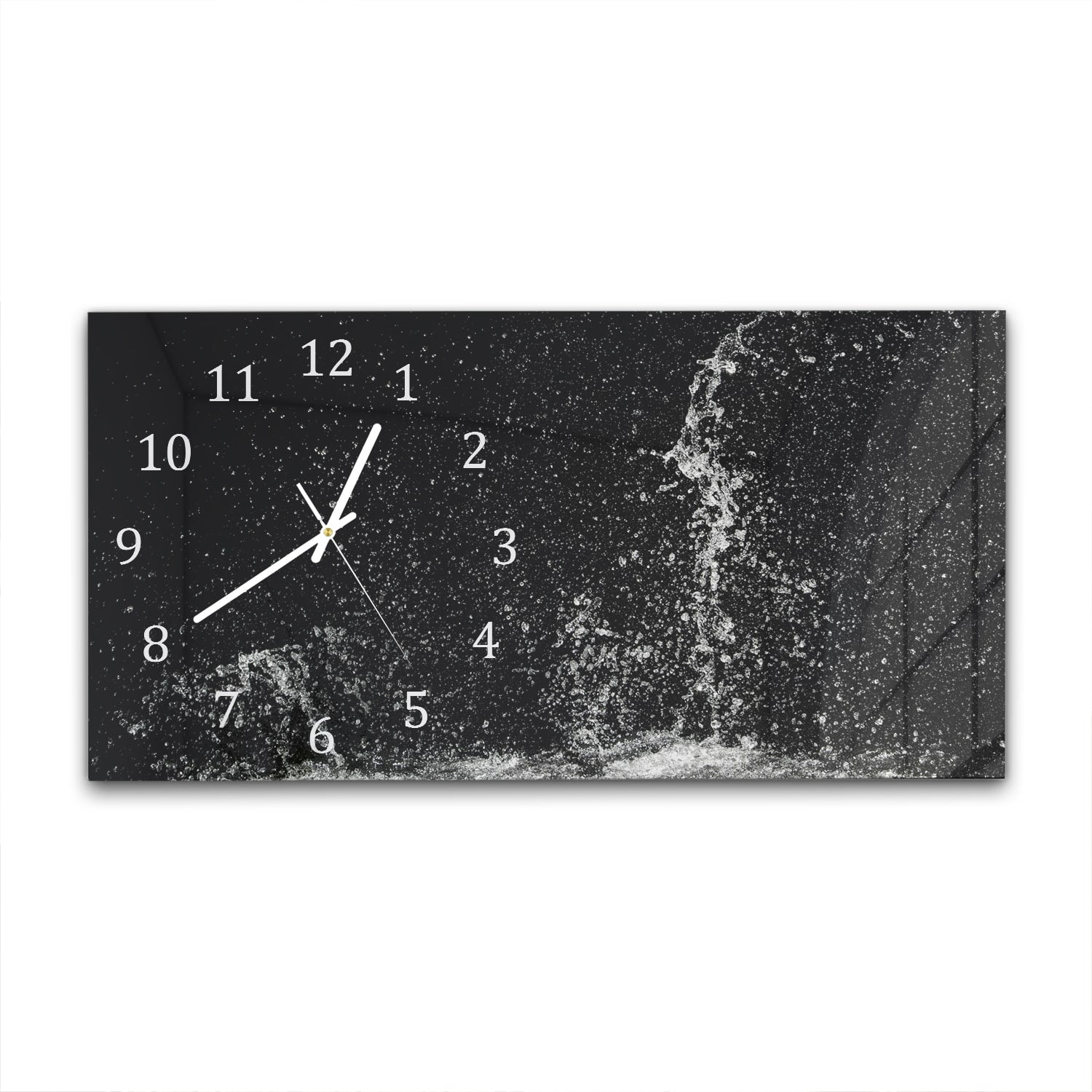 Wanduhr 60x30 - Splash