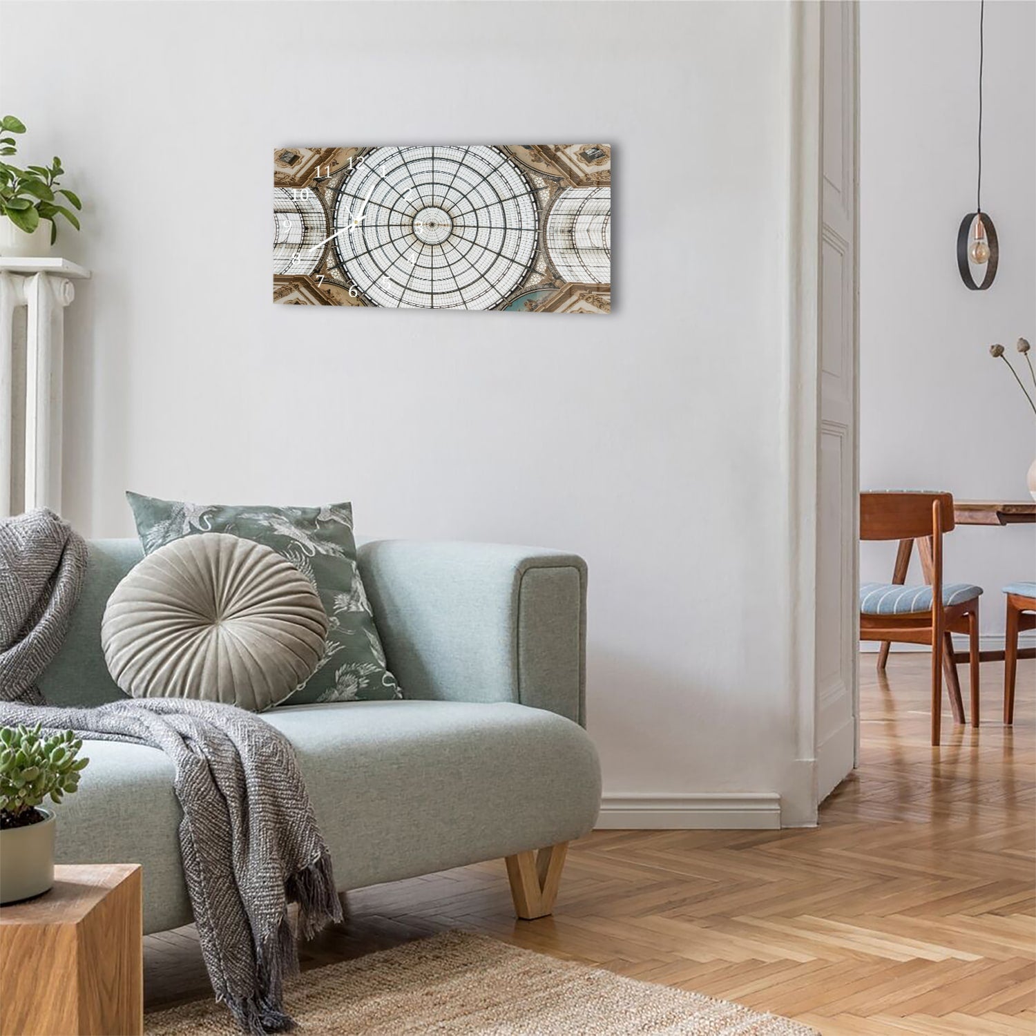 Wanduhr 60x30 - Historische Architektur