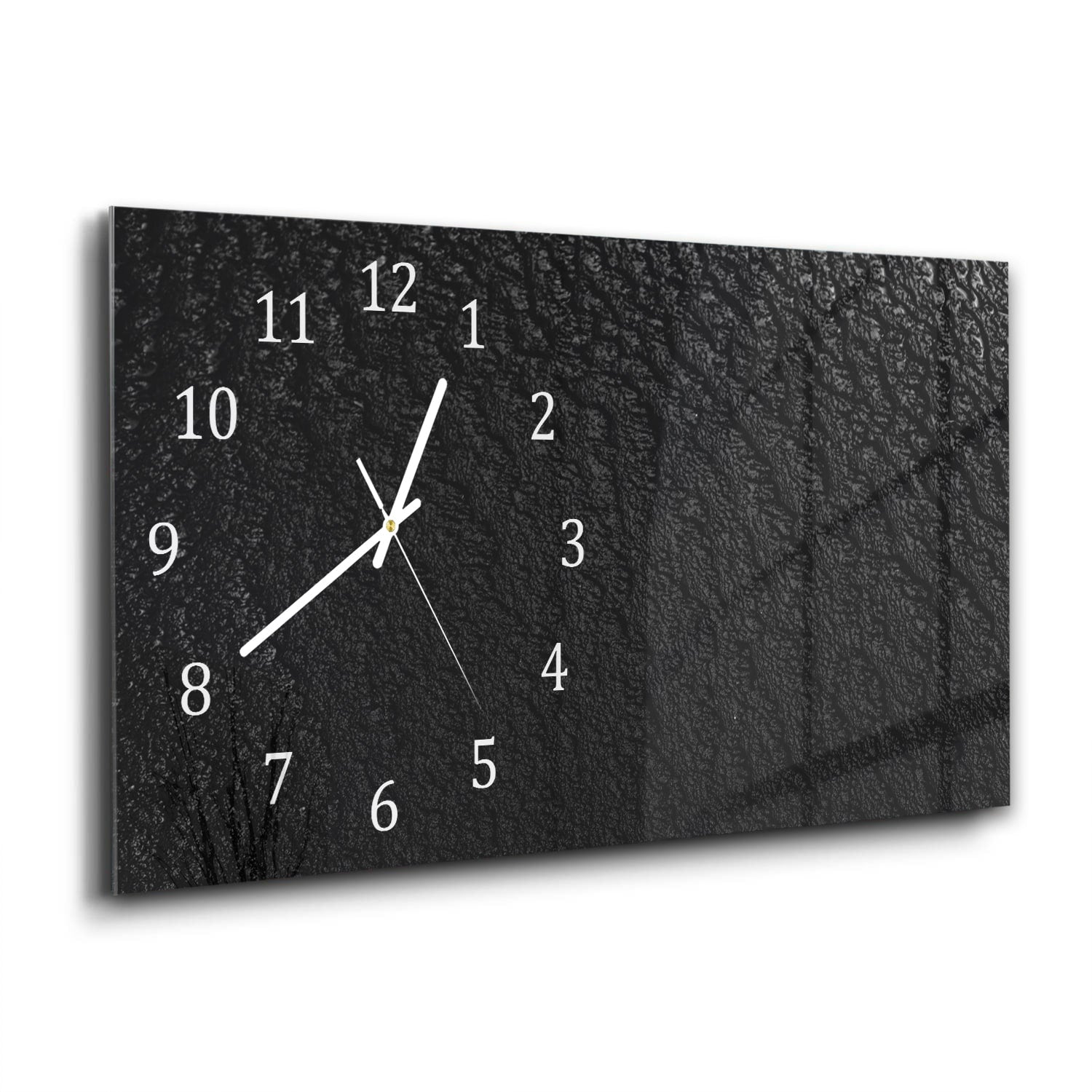 Wanduhr 60x30 - Dunkler nasser Sand