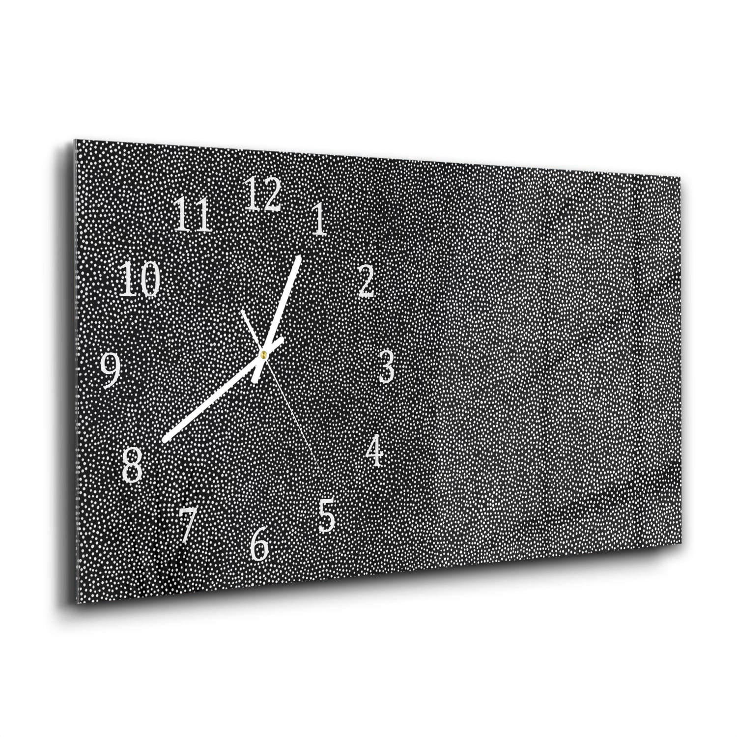 Wanduhr 60x30 - Punkt-Textur