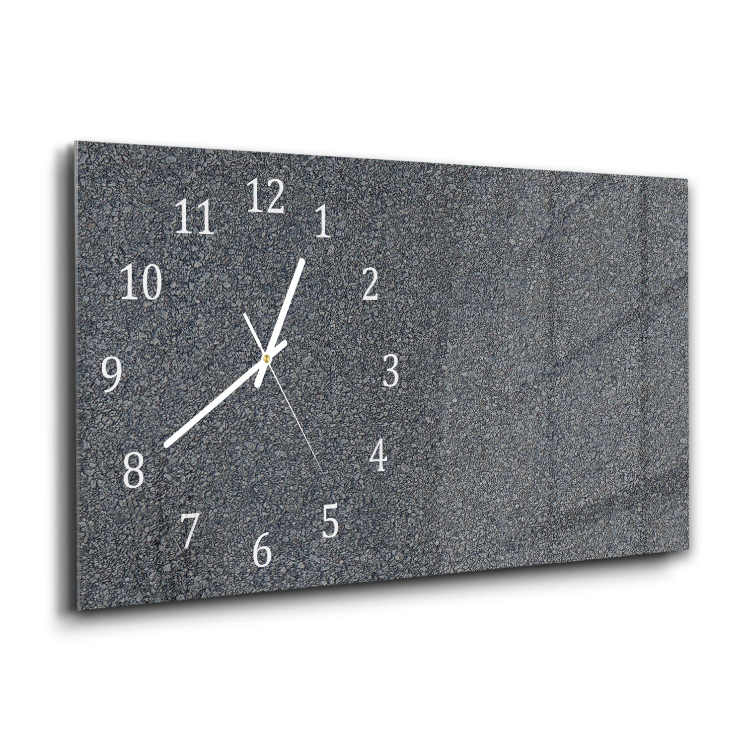 Wanduhr 60x30 - Feine Kopfsteinpflaster