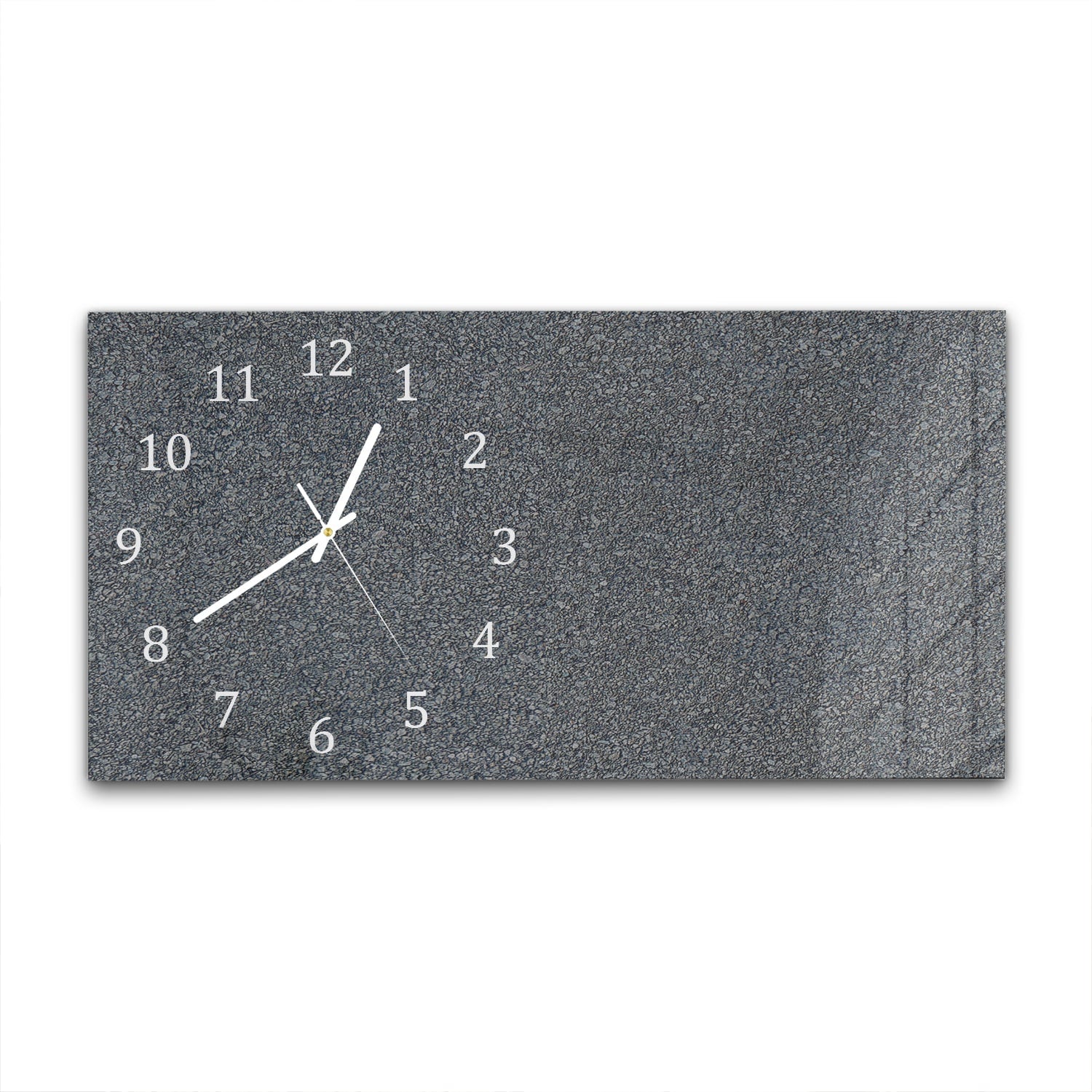 Wanduhr 60x30 - Feine Kopfsteinpflaster