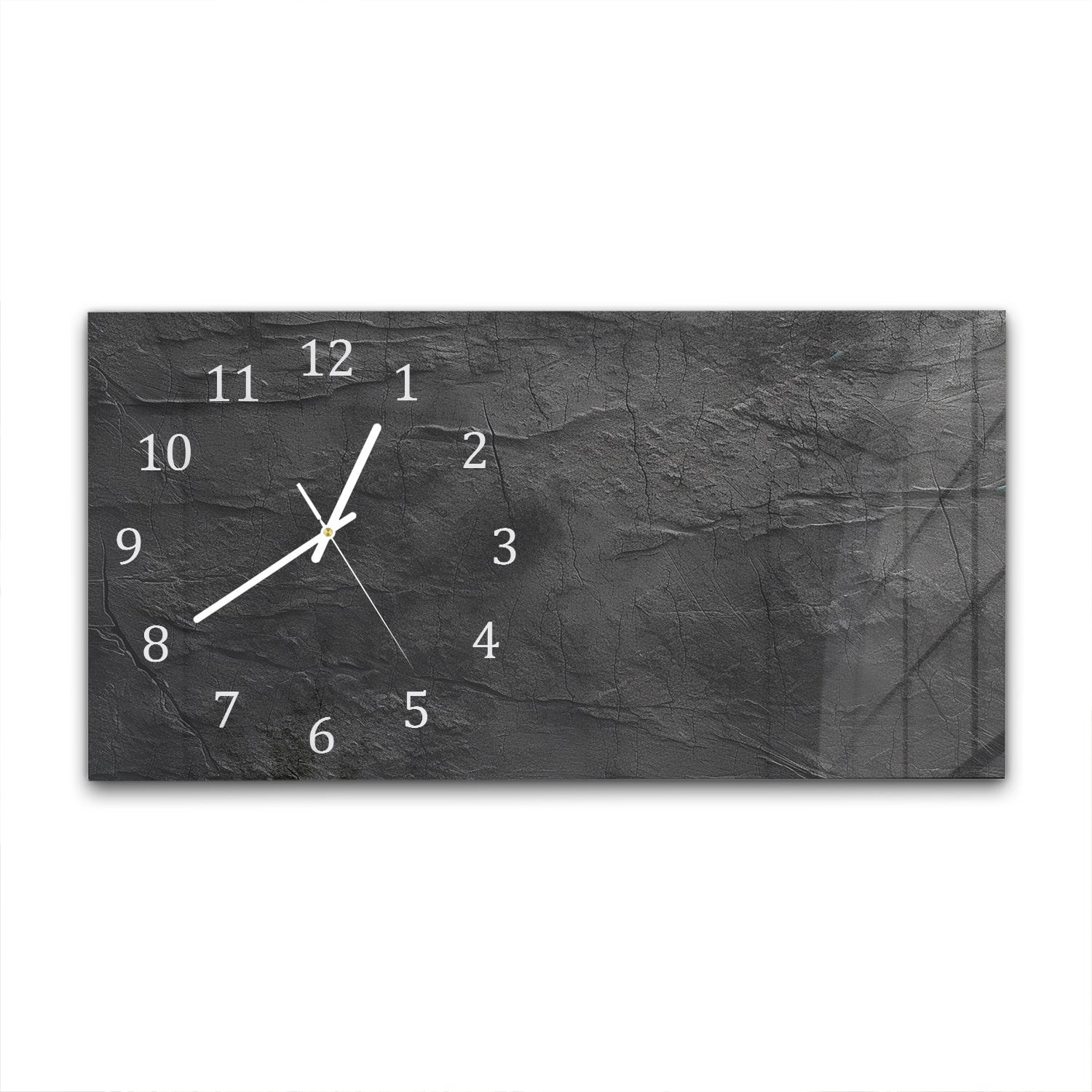 Wanduhr 60x30 - Zerbrochene Wand