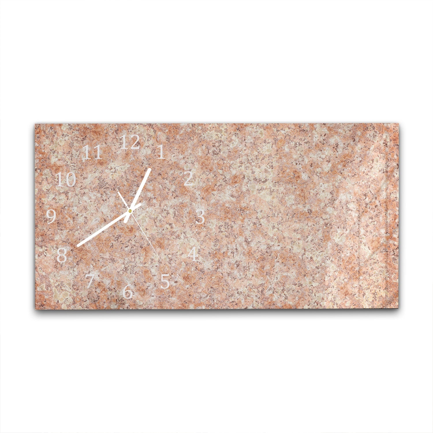 Wanduhr 60x30 - Gelber Granit