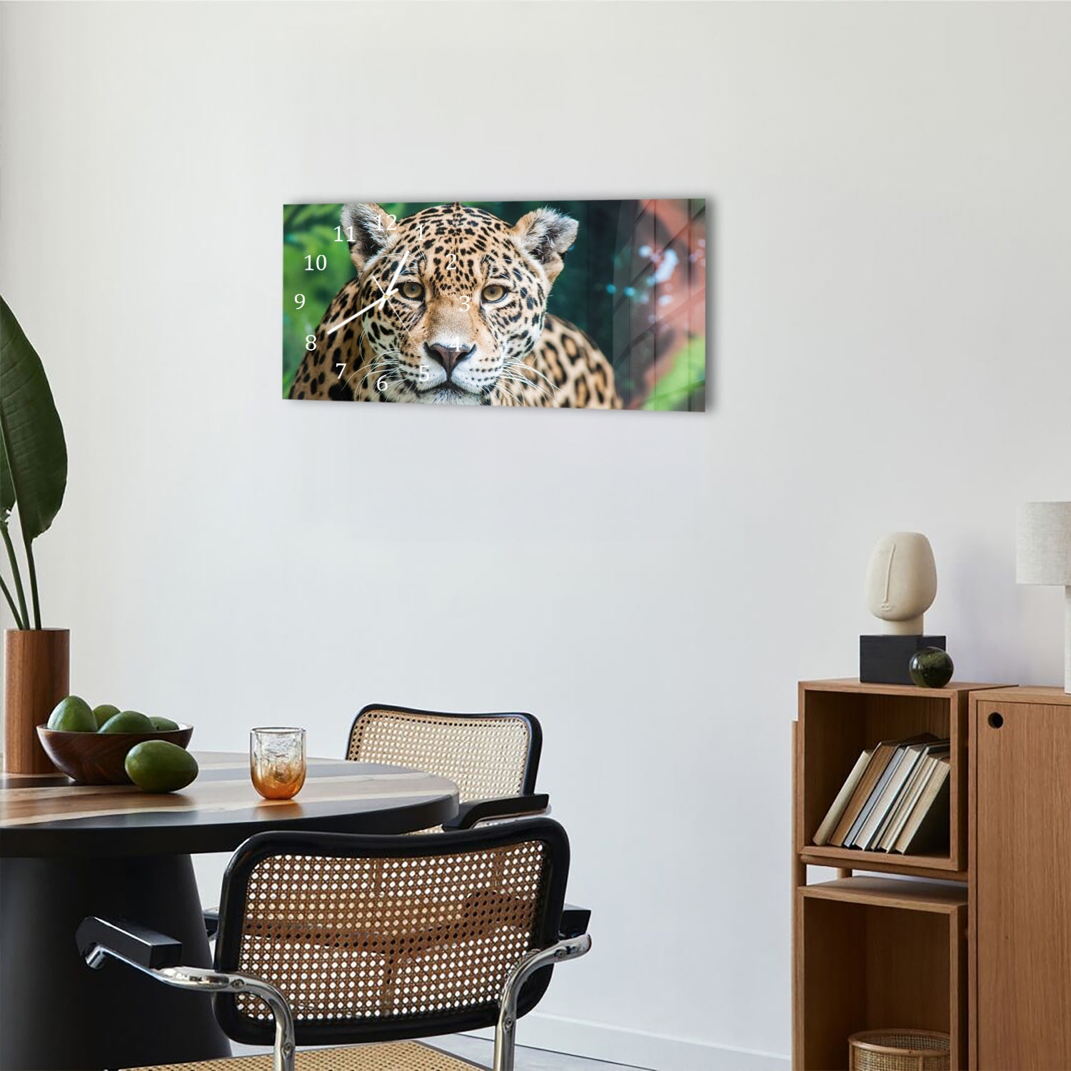 Wanduhr 60x30 - Jaguar