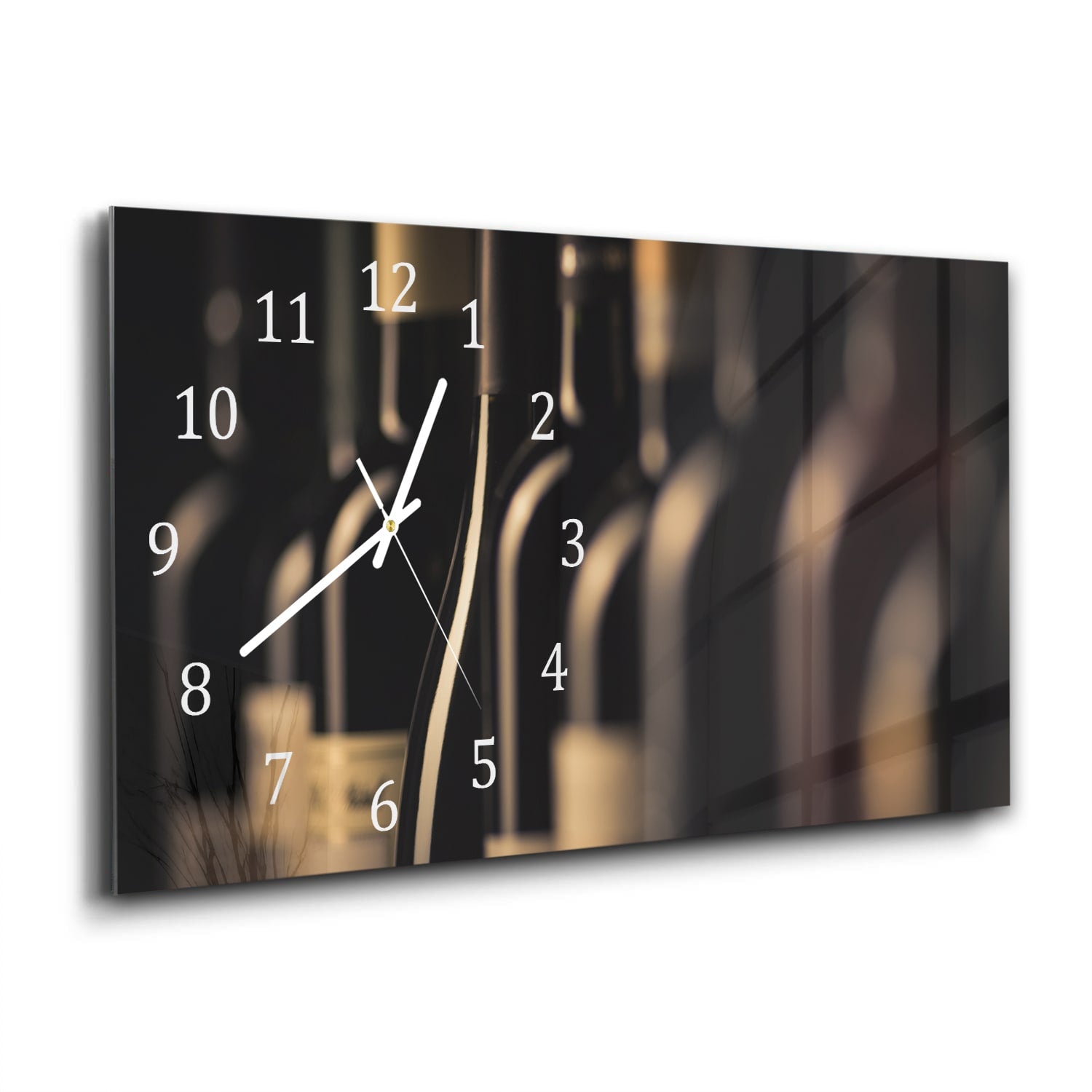 Wanduhr 60x30 - Weinsammlung