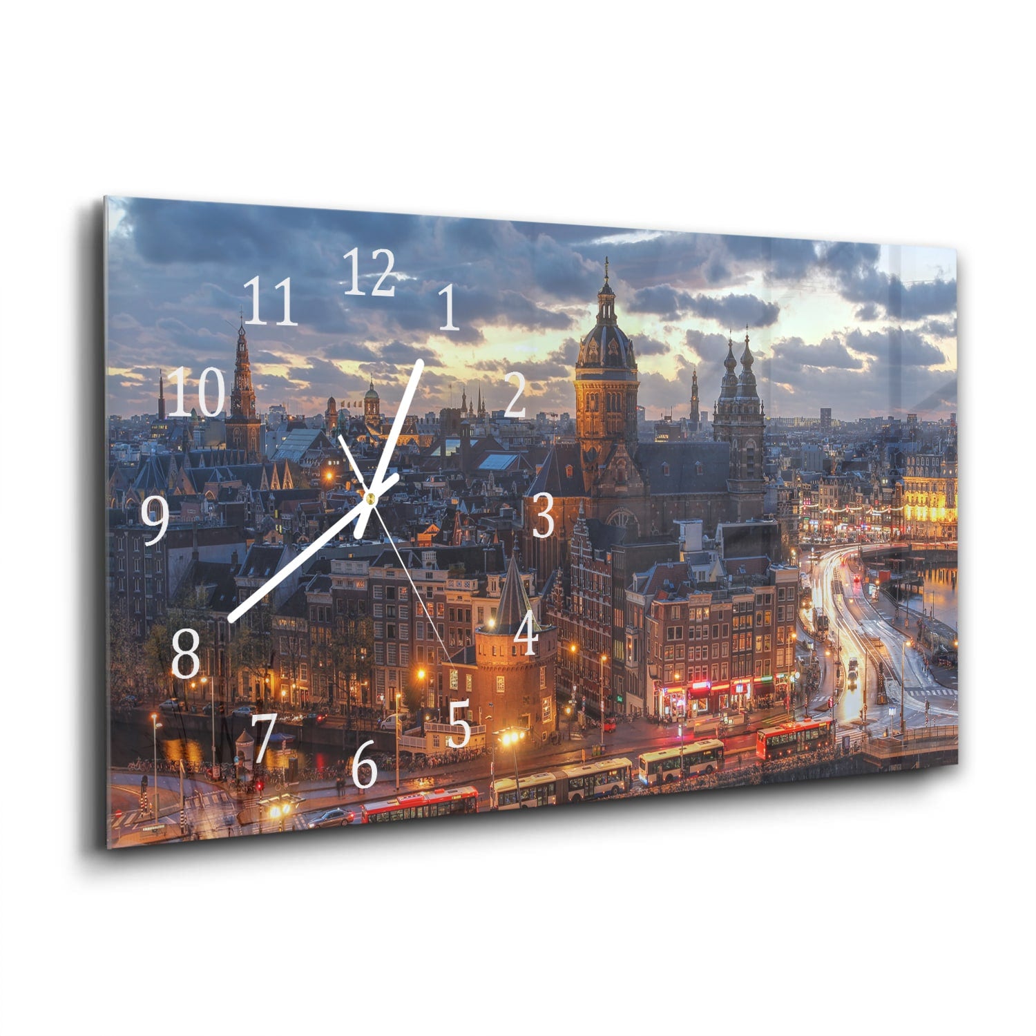 Wanduhr 60x30 - Amsterdam