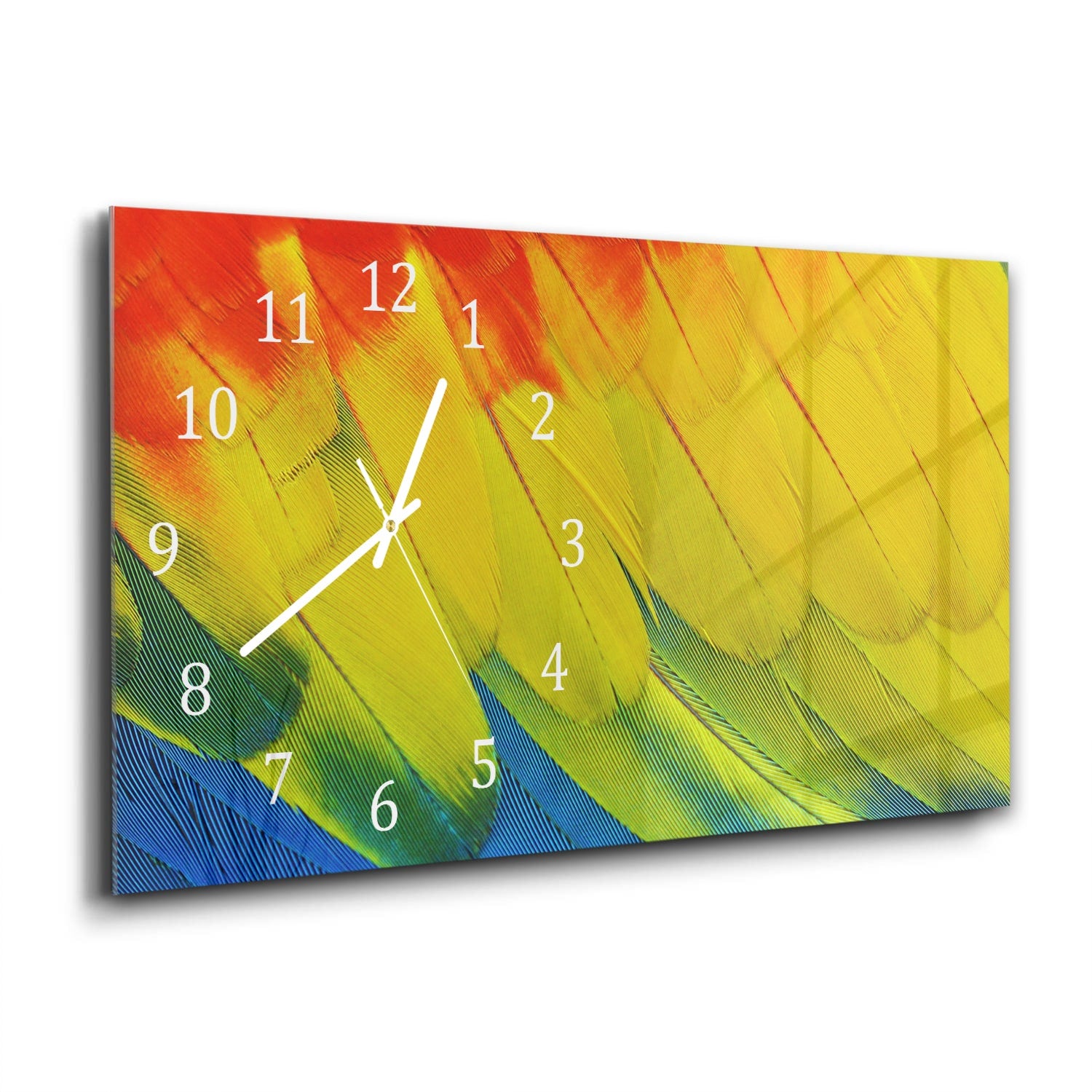 Wanduhr 60x30 - Flügel der Farbe