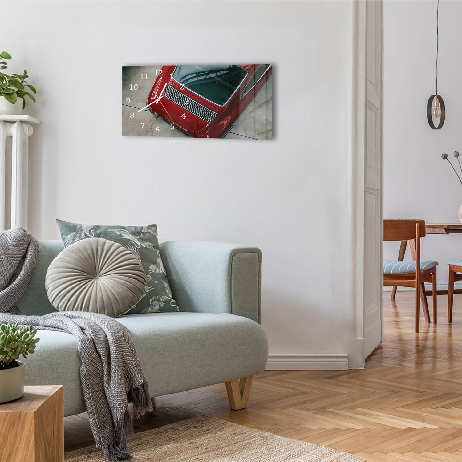 Wanduhr 60x30 - Porsche 911