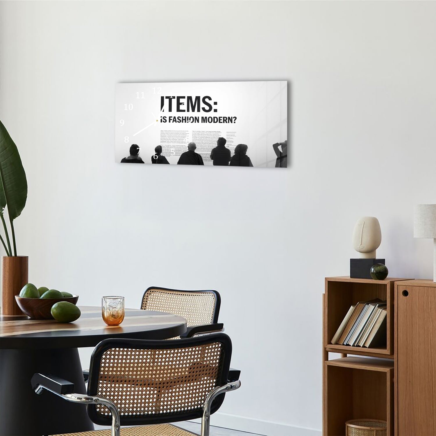 Wanduhr 60x30 - Is Fashion Modern?