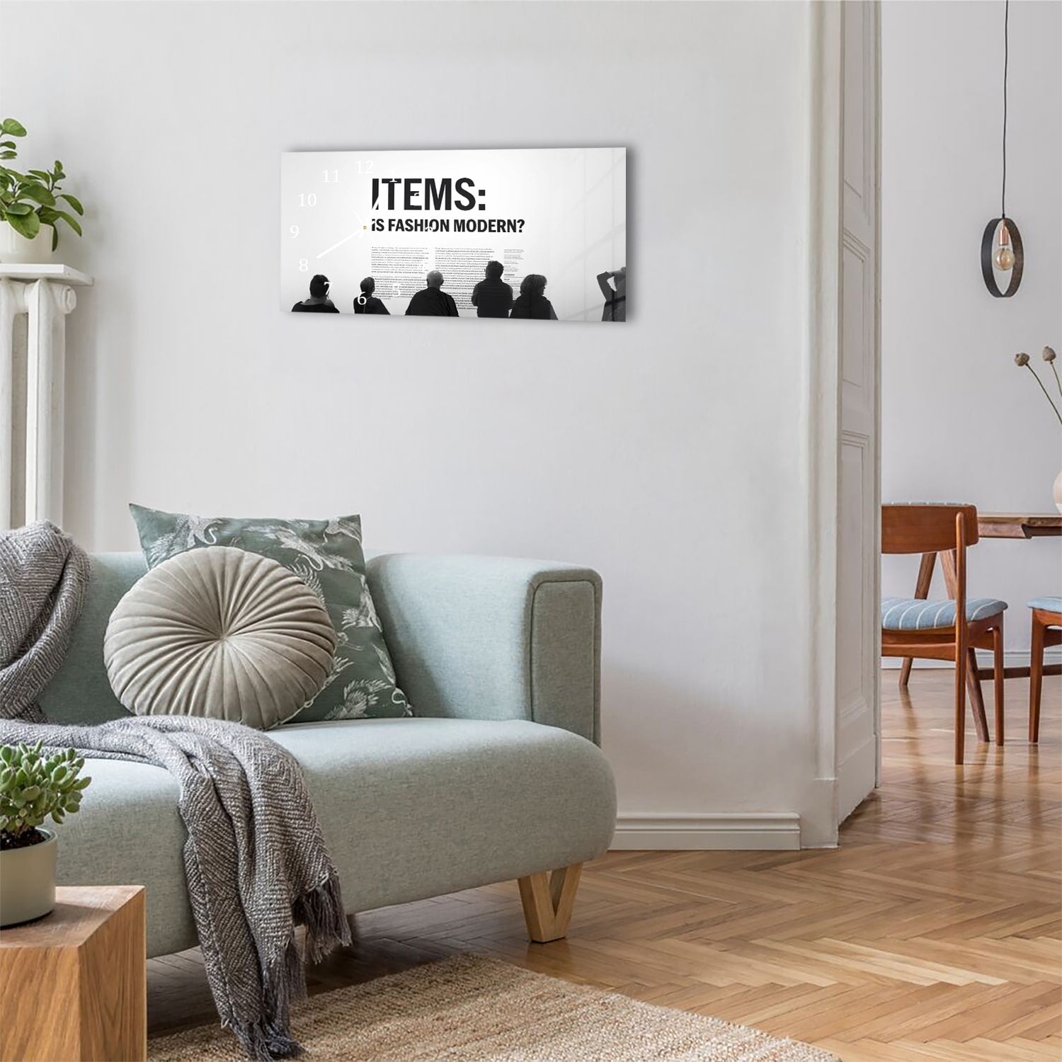 Wanduhr 60x30 - Is Fashion Modern?