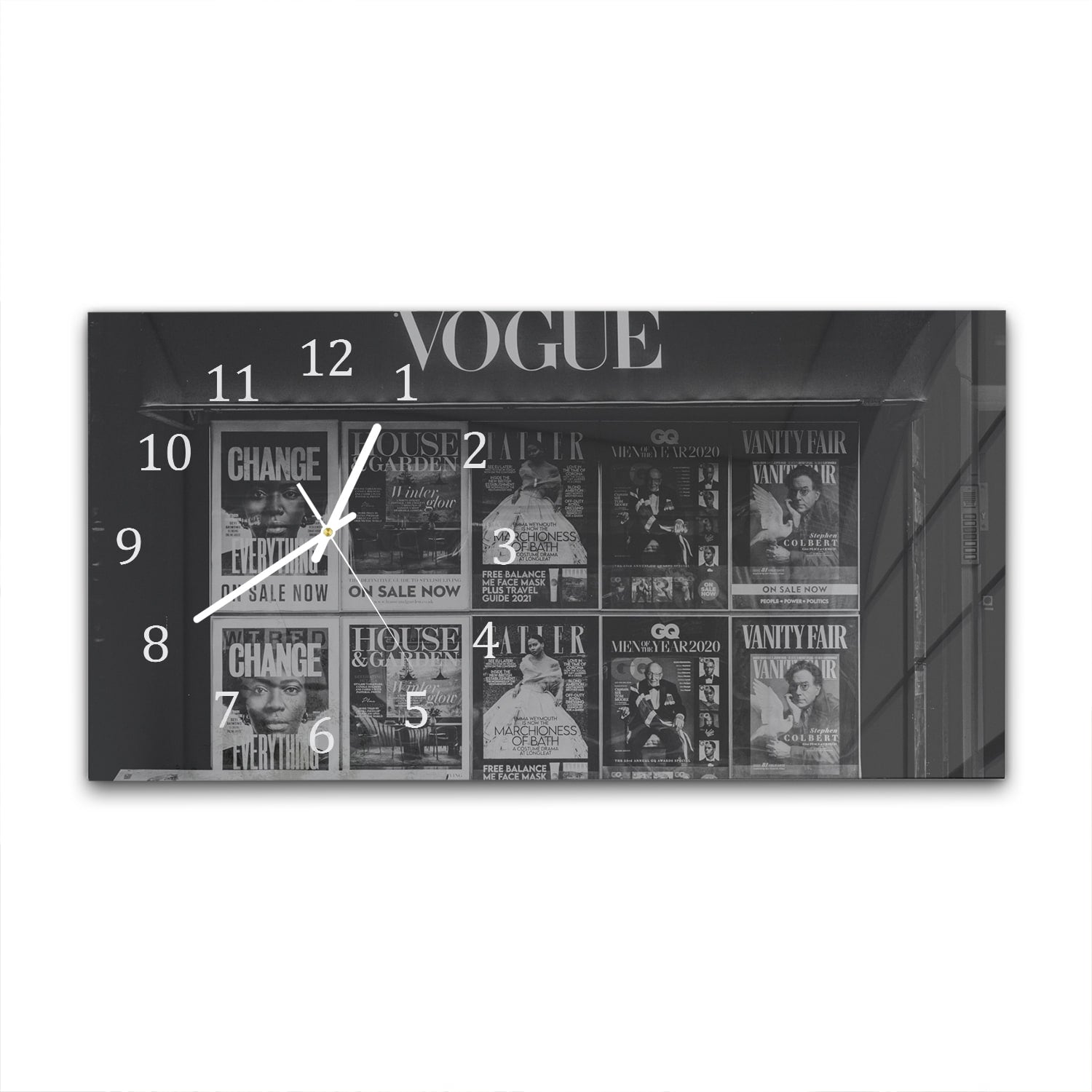 Wanduhr 60x30 - Vogue