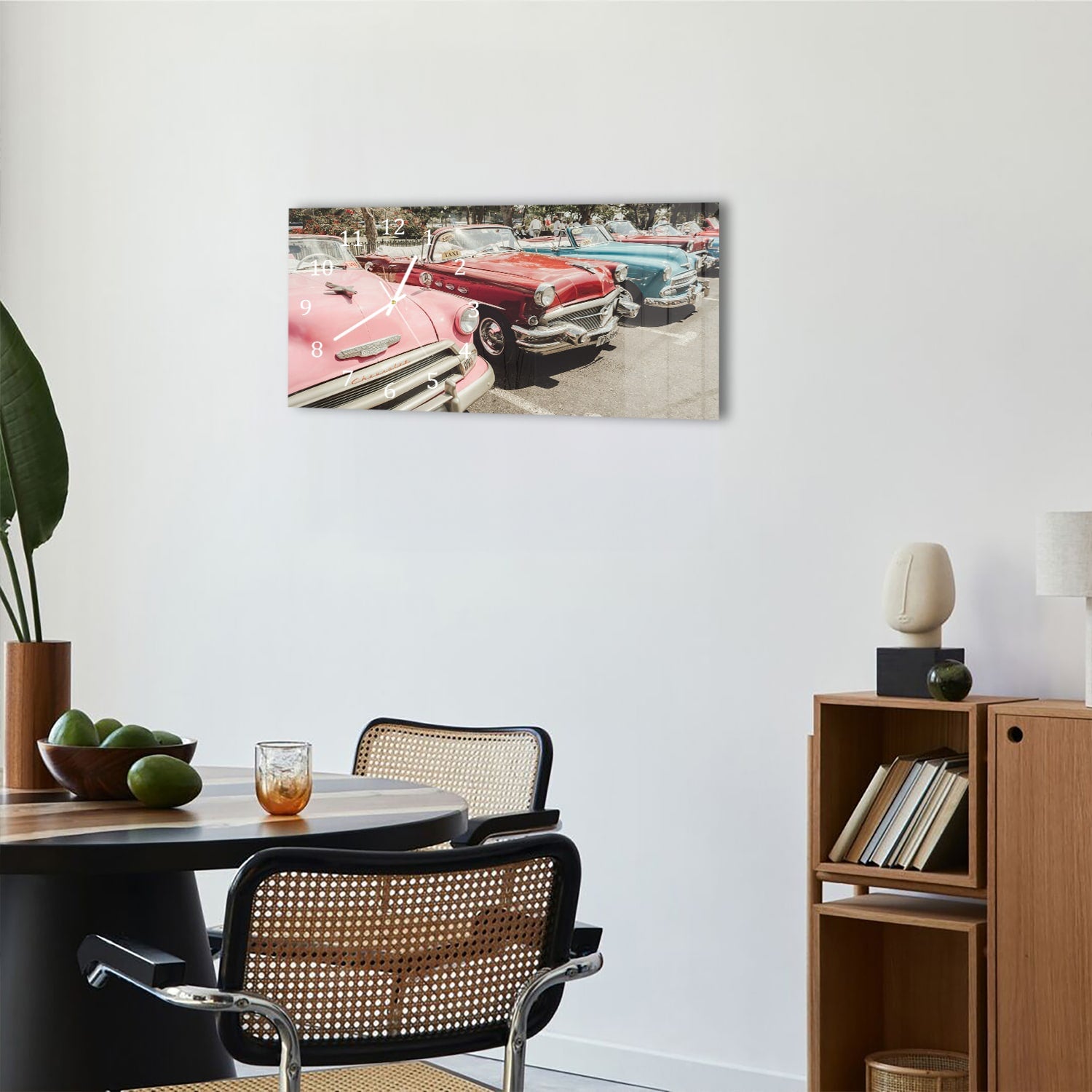 Wanduhr 60x30 - Chevrolet Bel Air