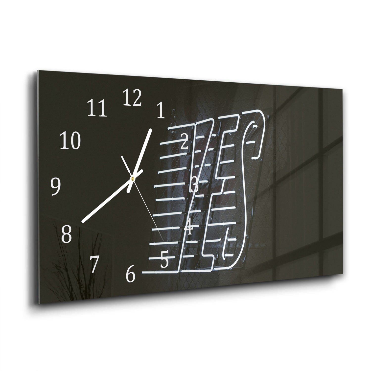 Wanduhr 60x30 - YES