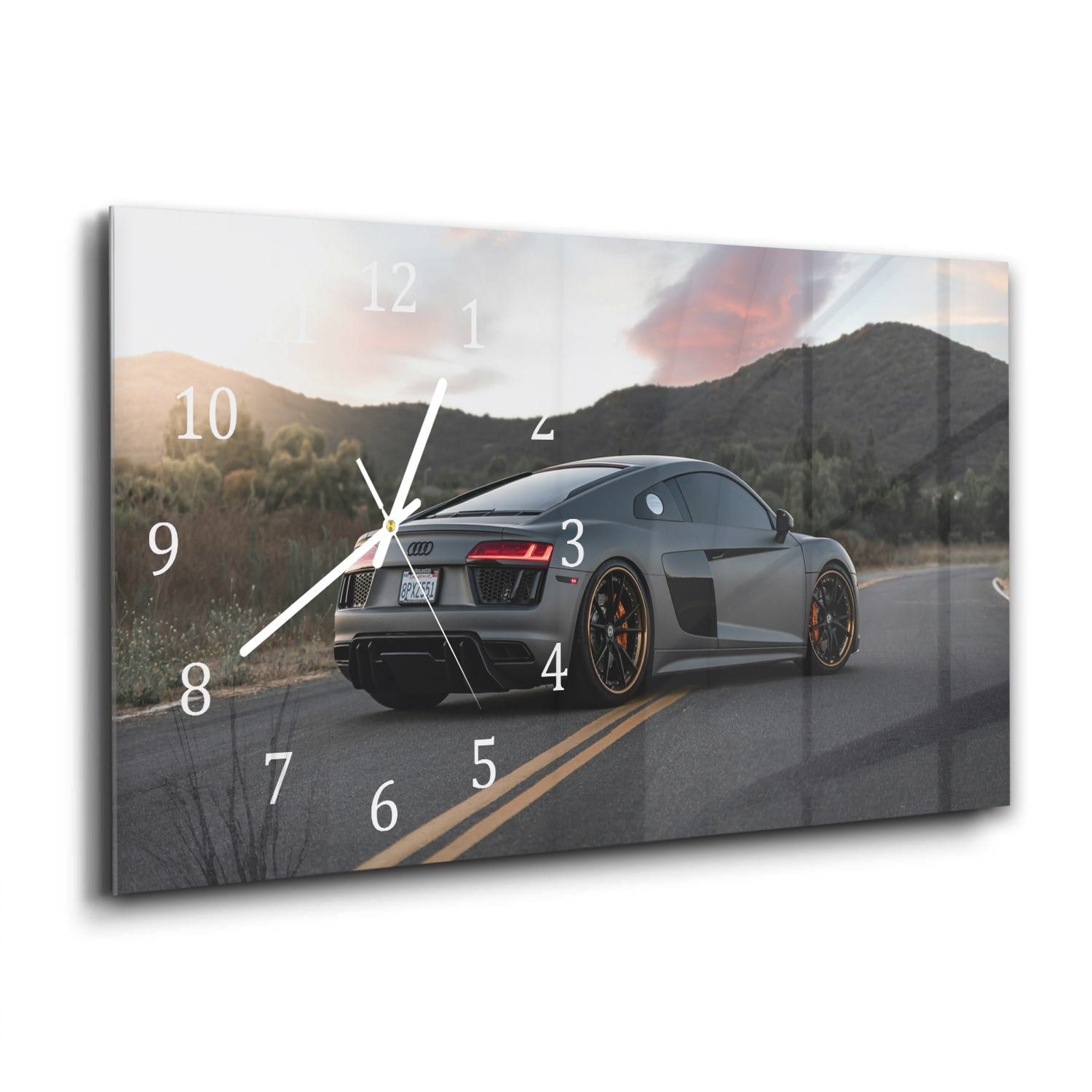 Wanduhr 60x30 - Audi R8