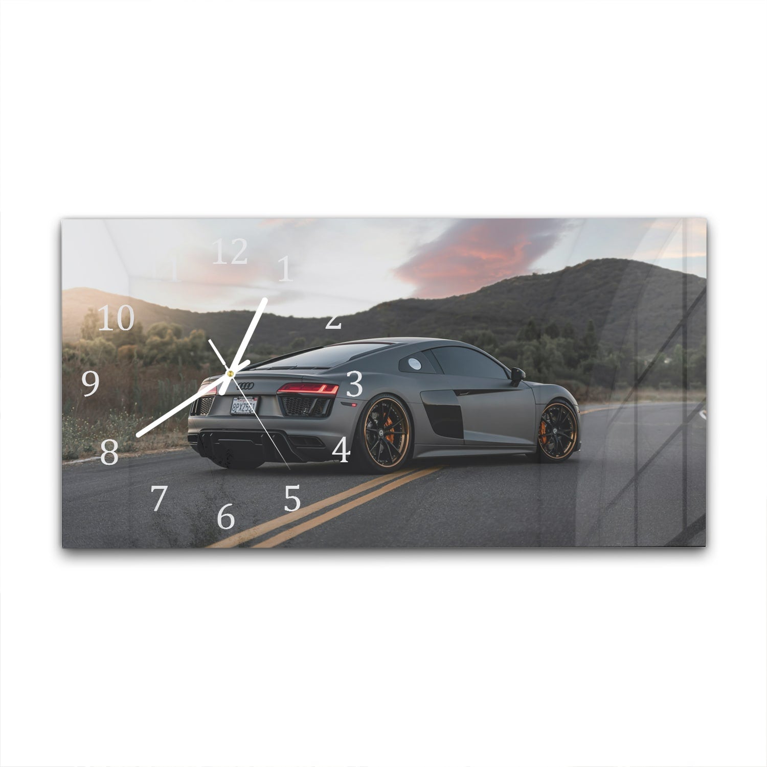 Wanduhr 60x30 - Audi R8