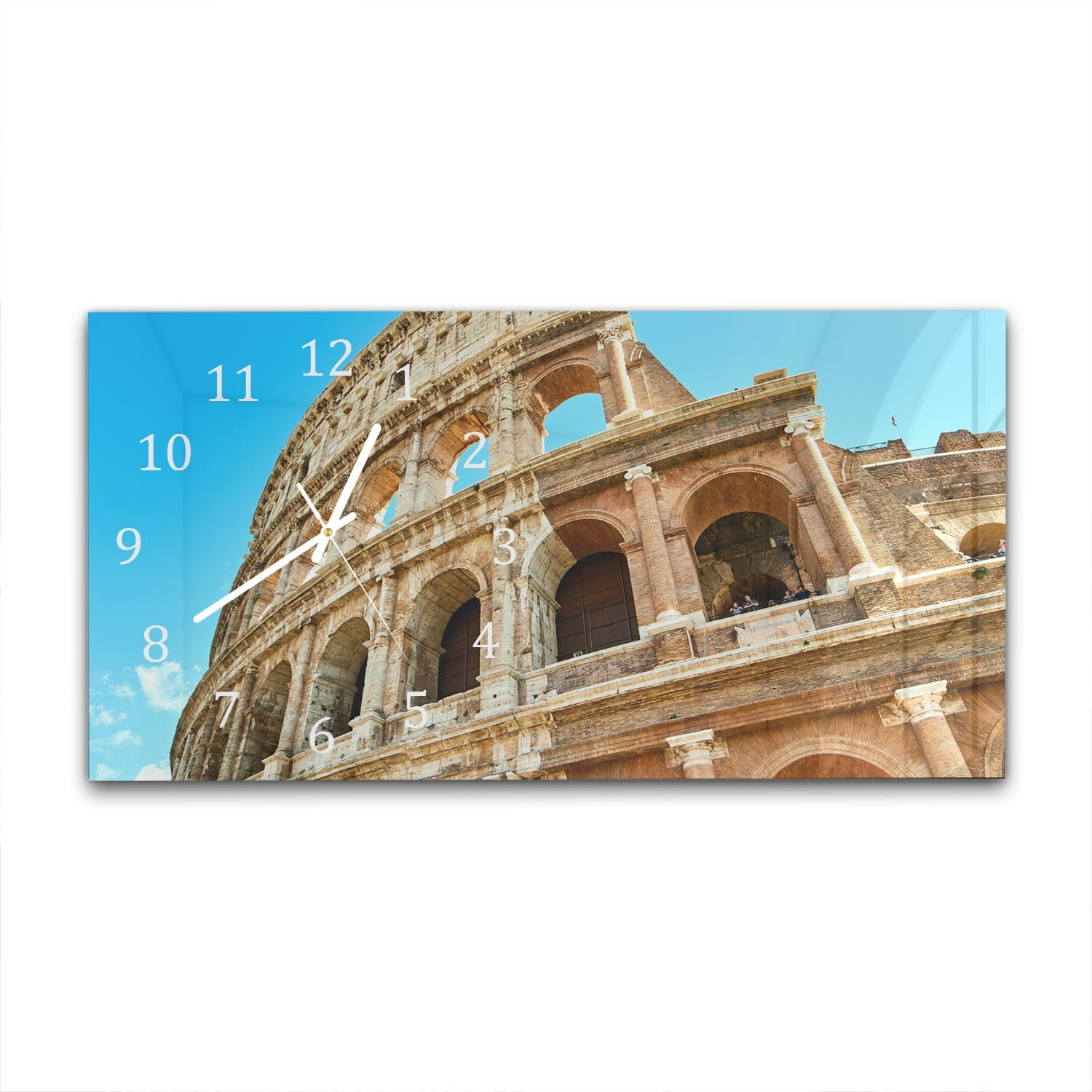 Wanduhr 60x30 - Kolosseum