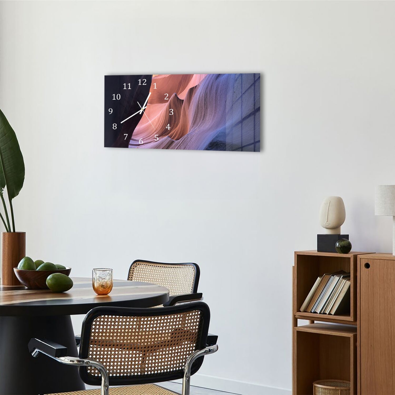 Wanduhr 60x30 - Antelope Canyon