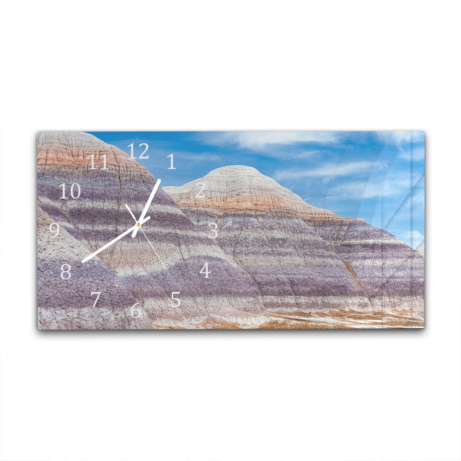 Wanduhr 60x30 - Yellowstone-Nationalpark
