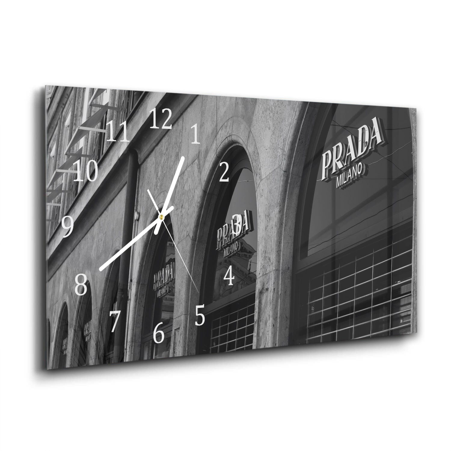 Wanduhr 60x30 - Prada Milano