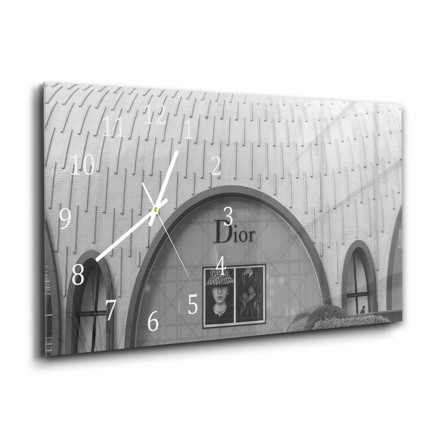 Wanduhr 60x30 - Dior-Geschäft