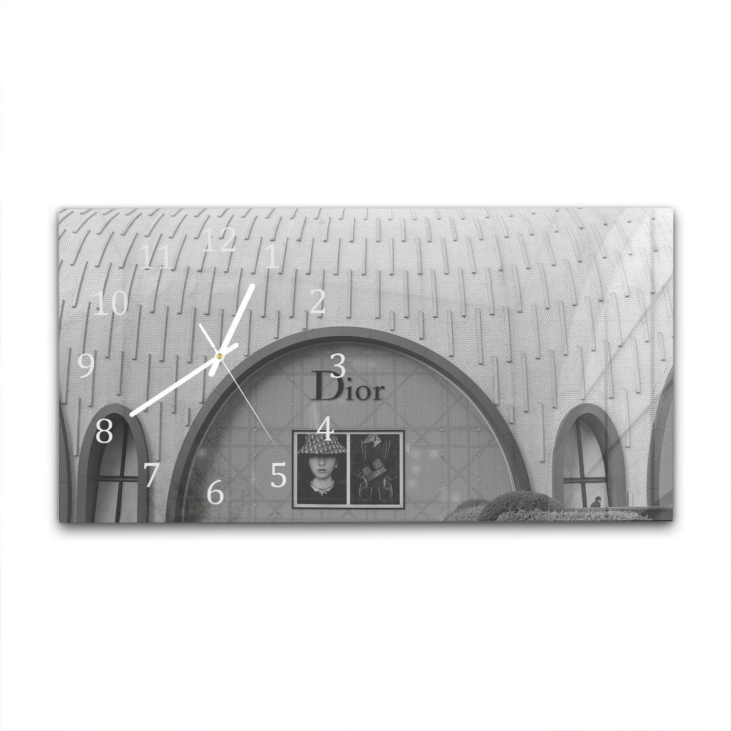 Wanduhr 60x30 - Dior-Geschäft