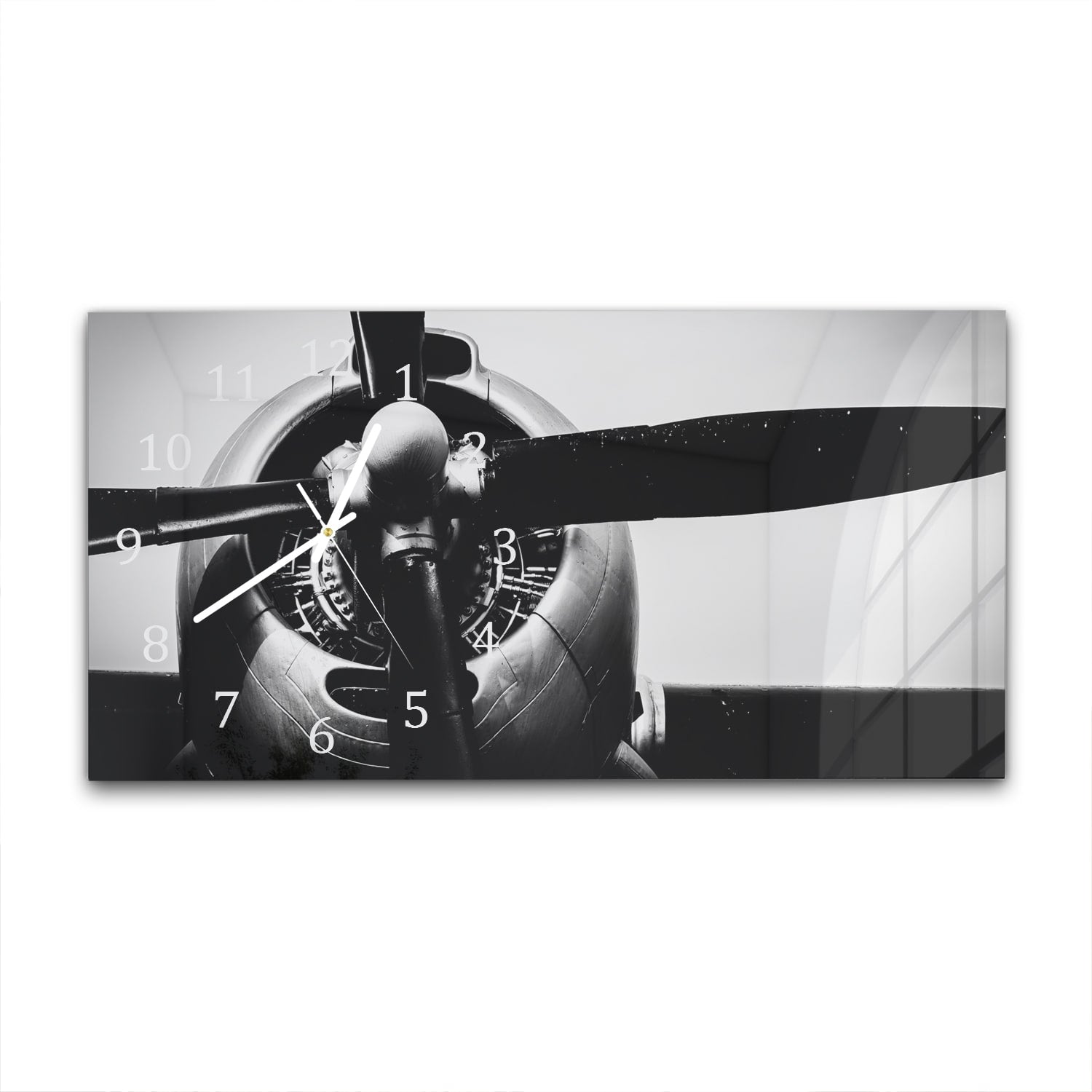Wanduhr 60x30 - Radialmotor