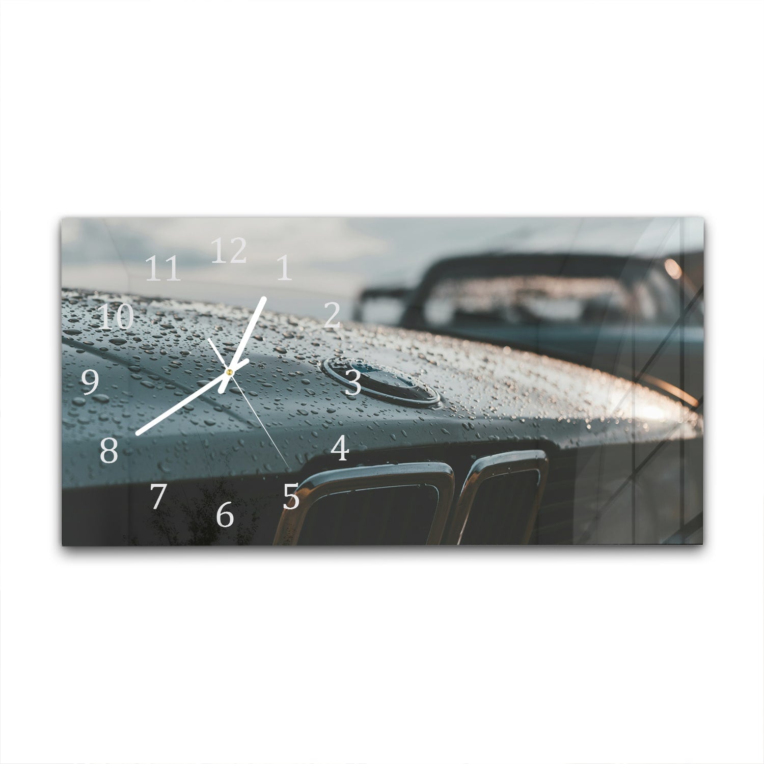 Wanduhr 60x30 - Vintage BMW